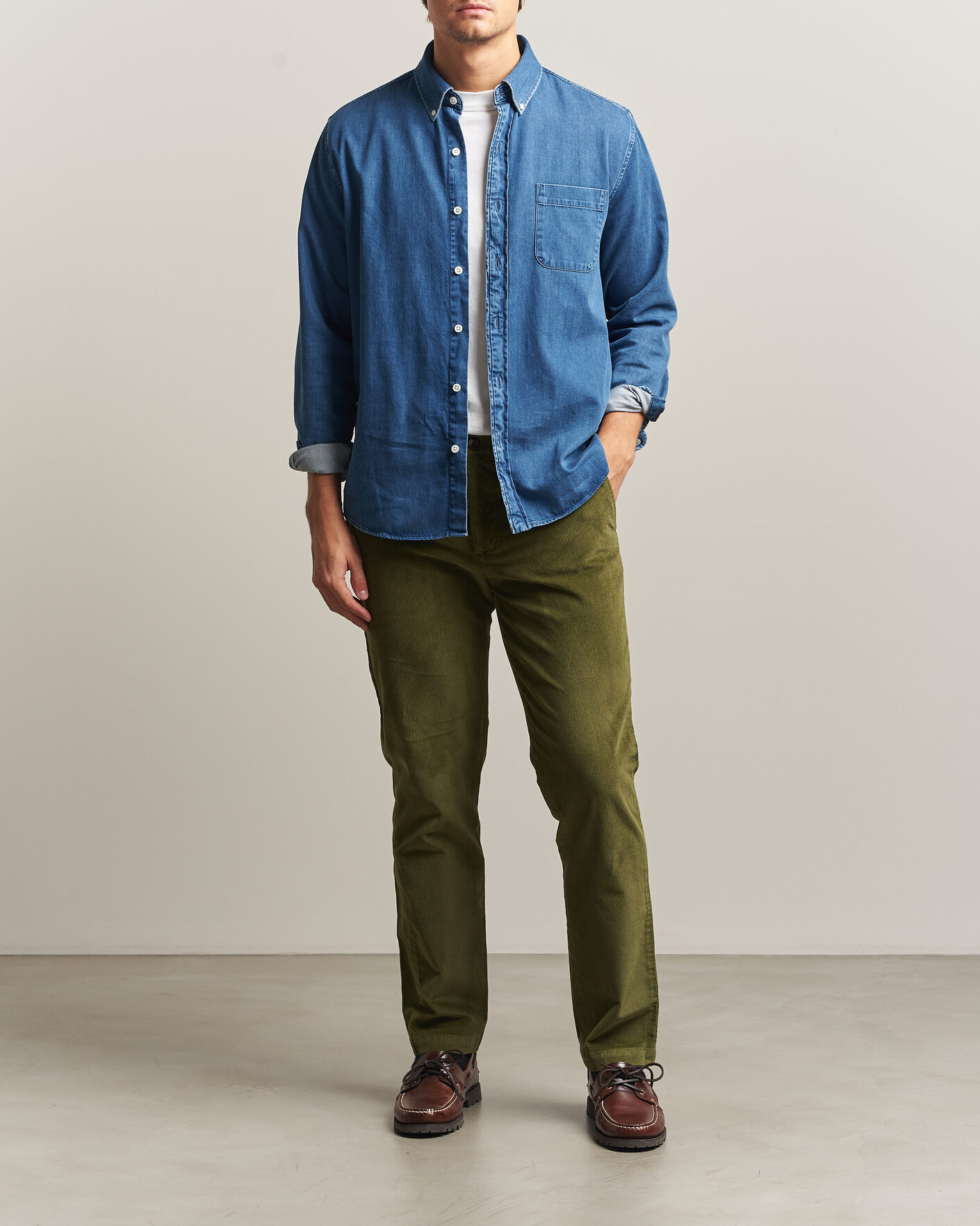 Hombres | Pantalones | Dockers | Cotton Slim Chino Winter Moss