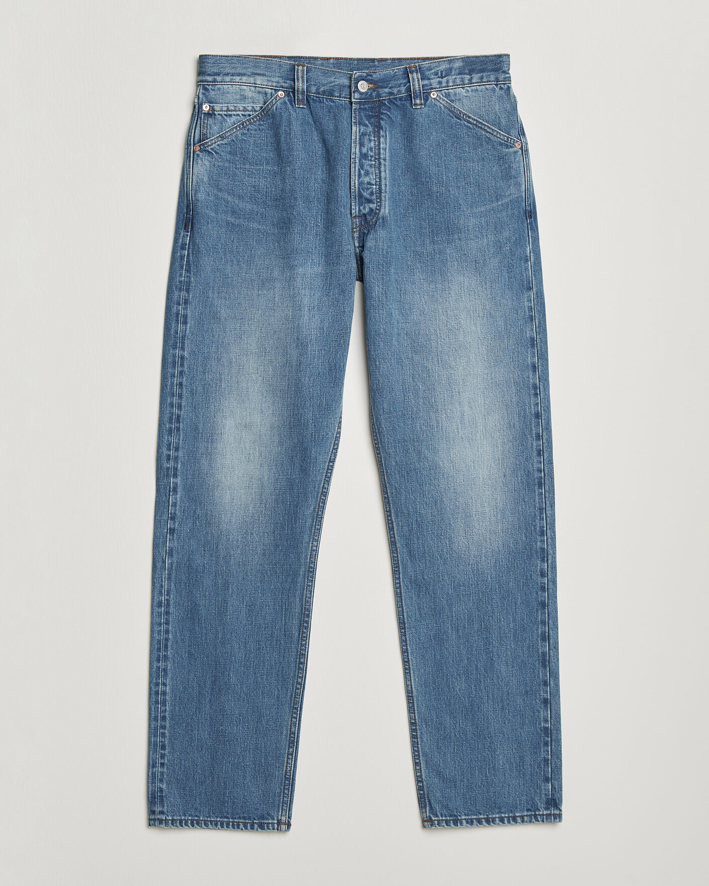 Hombres | Vaqueros | Drake's | 5-Pocket Japanese Selvedge Denim Stone Wash