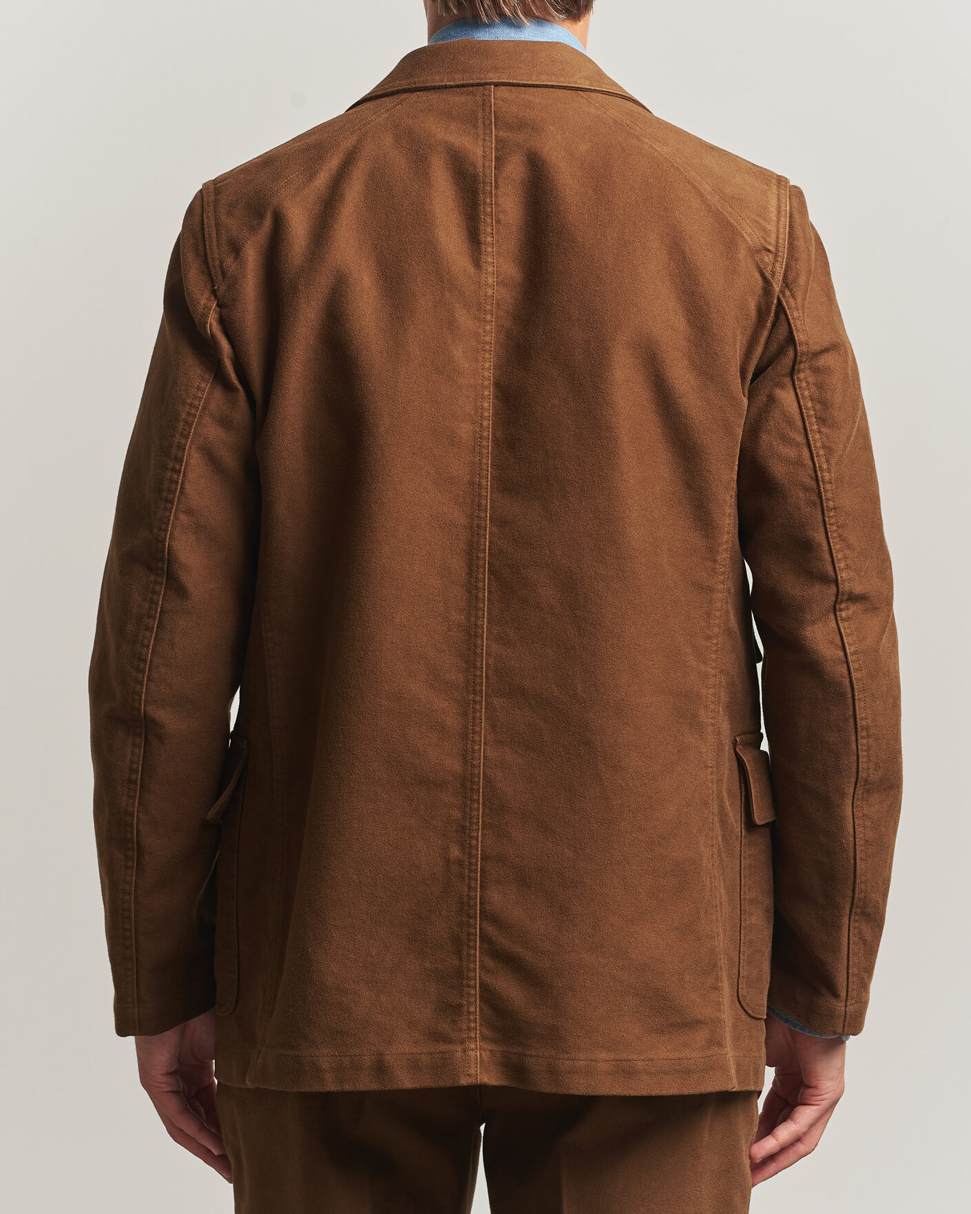 Hombres | Blazers | Drake's | MKIV Japanese Moleskin Games Blazer Brown