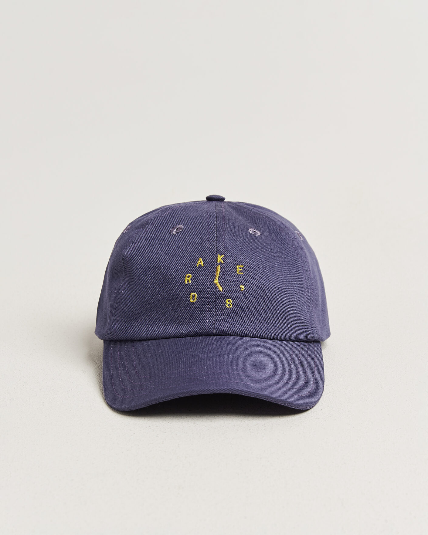 Hombres | Sombreros y gorras | Drake's | Clock Twill Baseball Cap Navy