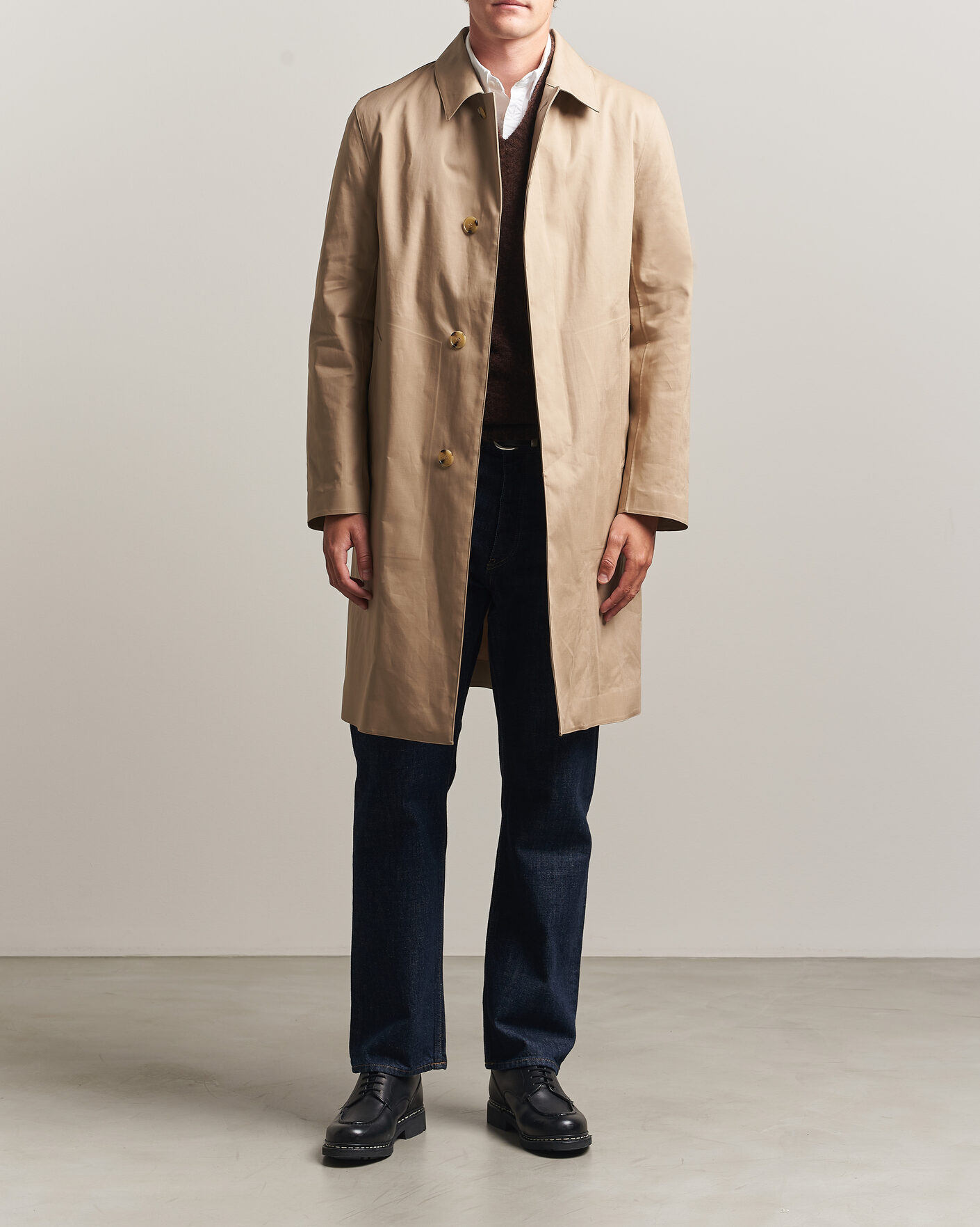 Hombres | Abrigos y chaquetas | Mackintosh | Dunkeld Car Coat Fawn