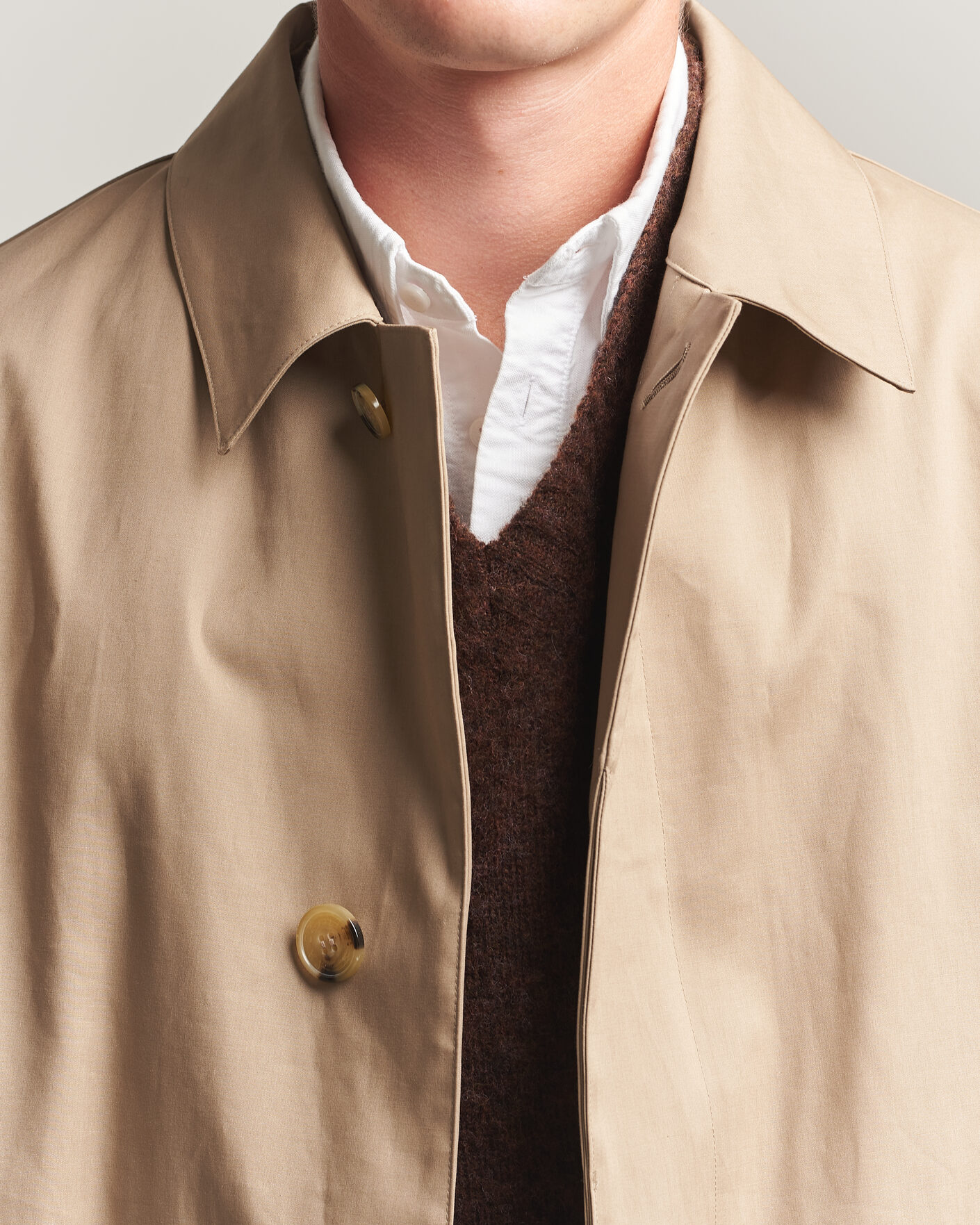 Hombres | Abrigos y chaquetas | Mackintosh | Dunkeld Car Coat Fawn