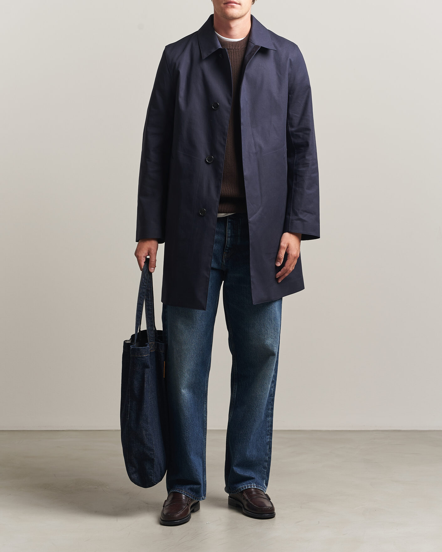 Hombres | Abrigos y chaquetas | Mackintosh | Dunoon Car Coat Navy