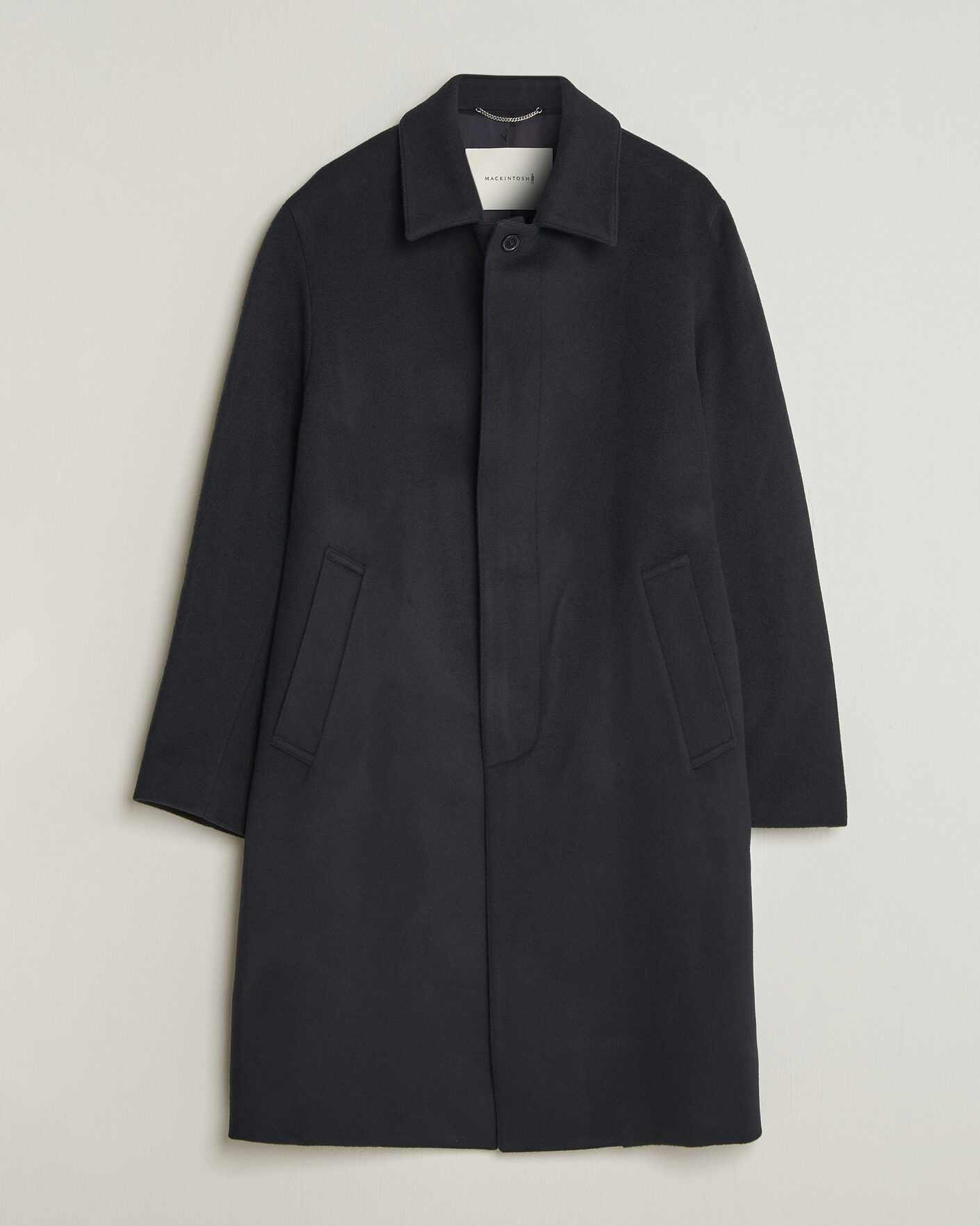 Hombres | Abrigos y chaquetas | Mackintosh | Dunkeld Wool/Cashmere Coat Navy