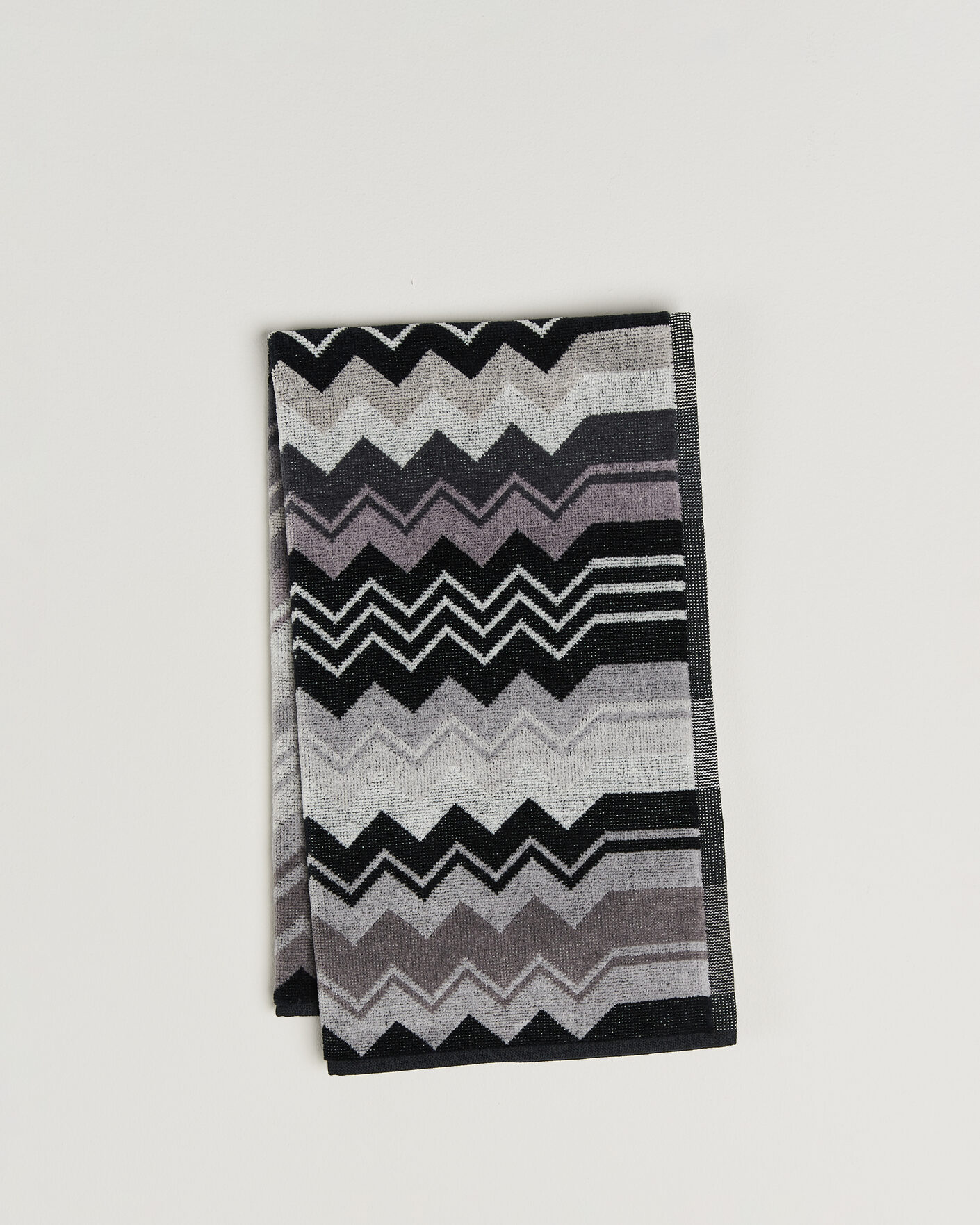 Hombres | Telas | Missoni Home | Giacomo Hand Towel 40x70cm Multi Black