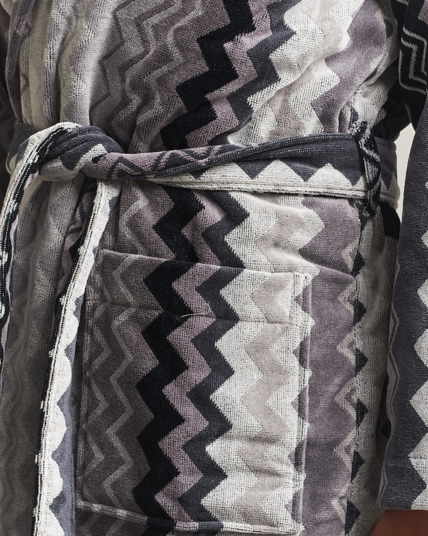Hombres | Pijamas y batas | Missoni Home | Giacomo Hooded Bathrobe Multi Black