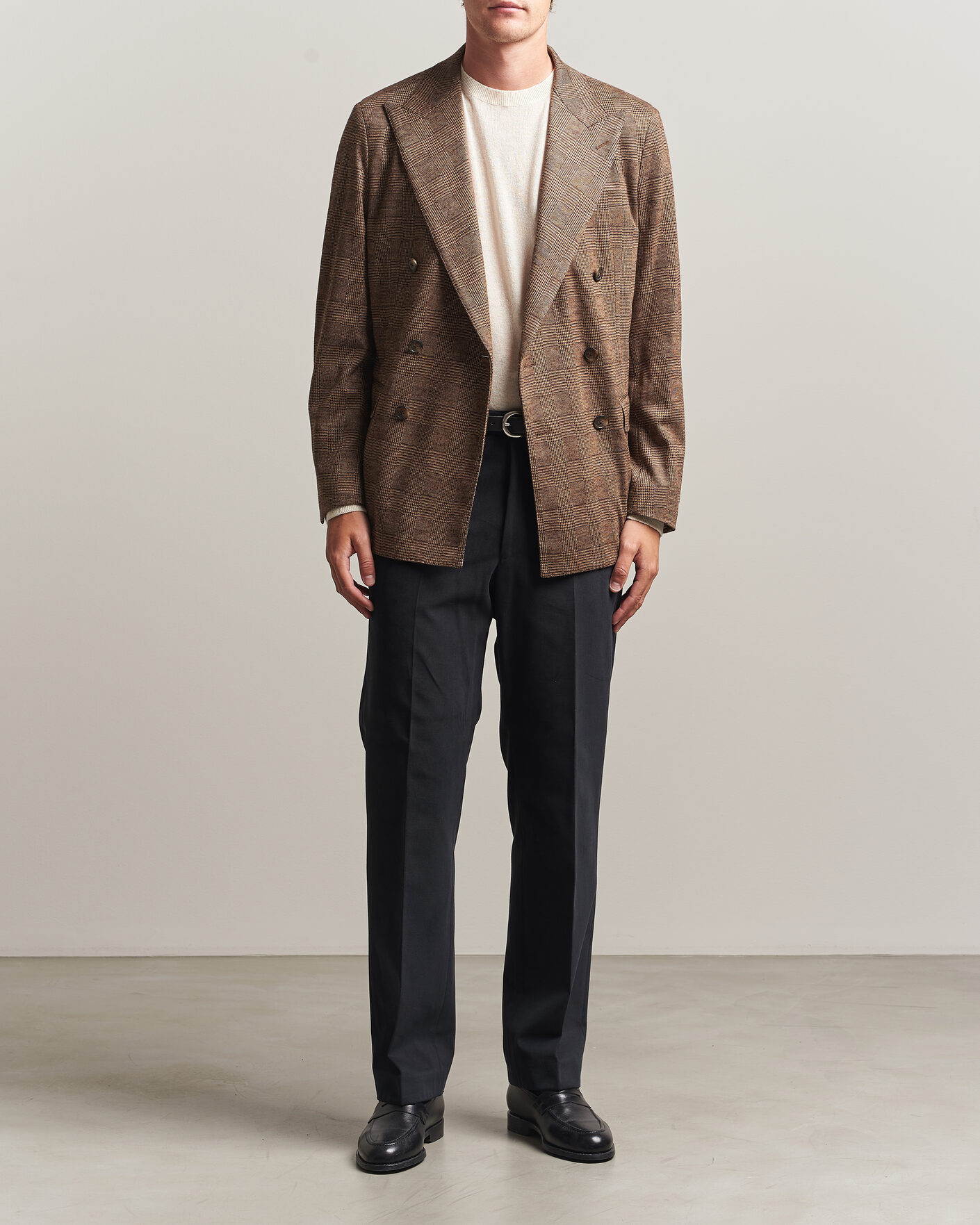 Hombres | Pantalones | Oscar Jacobson | Del S Trousers Black