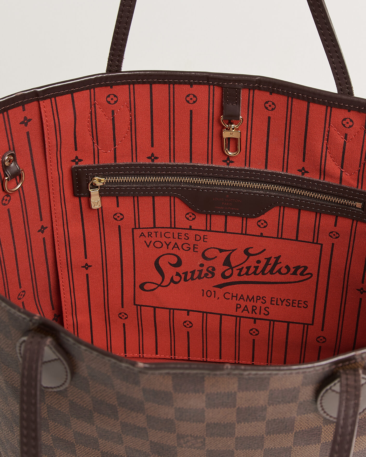 Hombres | Pre-Owned & Vintage Bags | Louis Vuitton Pre-Owned | Nevelfull MM Damier Ebene