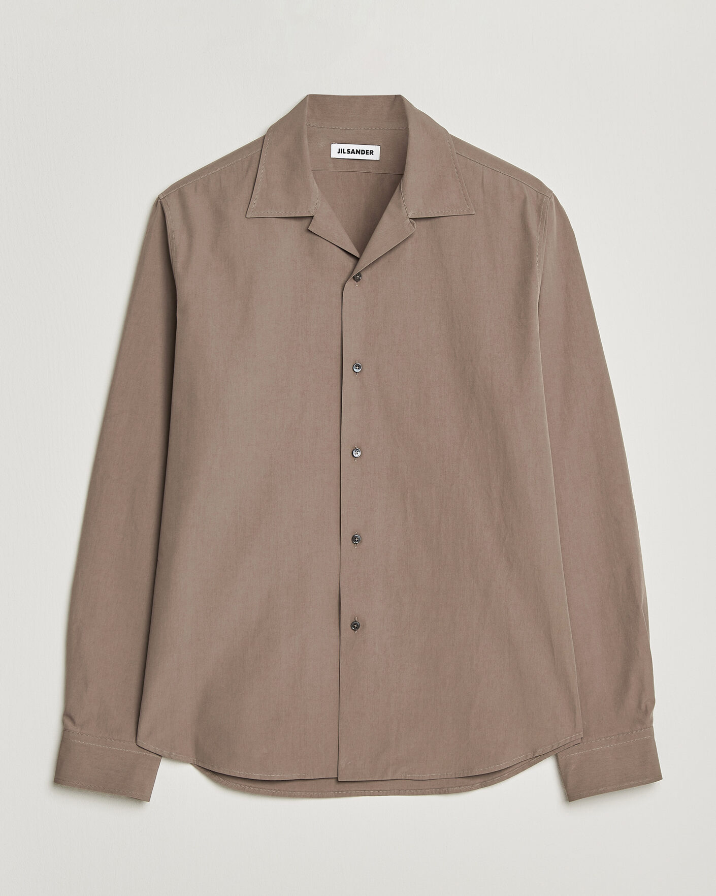 Hombres | Camisas | Jil Sander | Crispy Washed Cotton Shirt Taupe