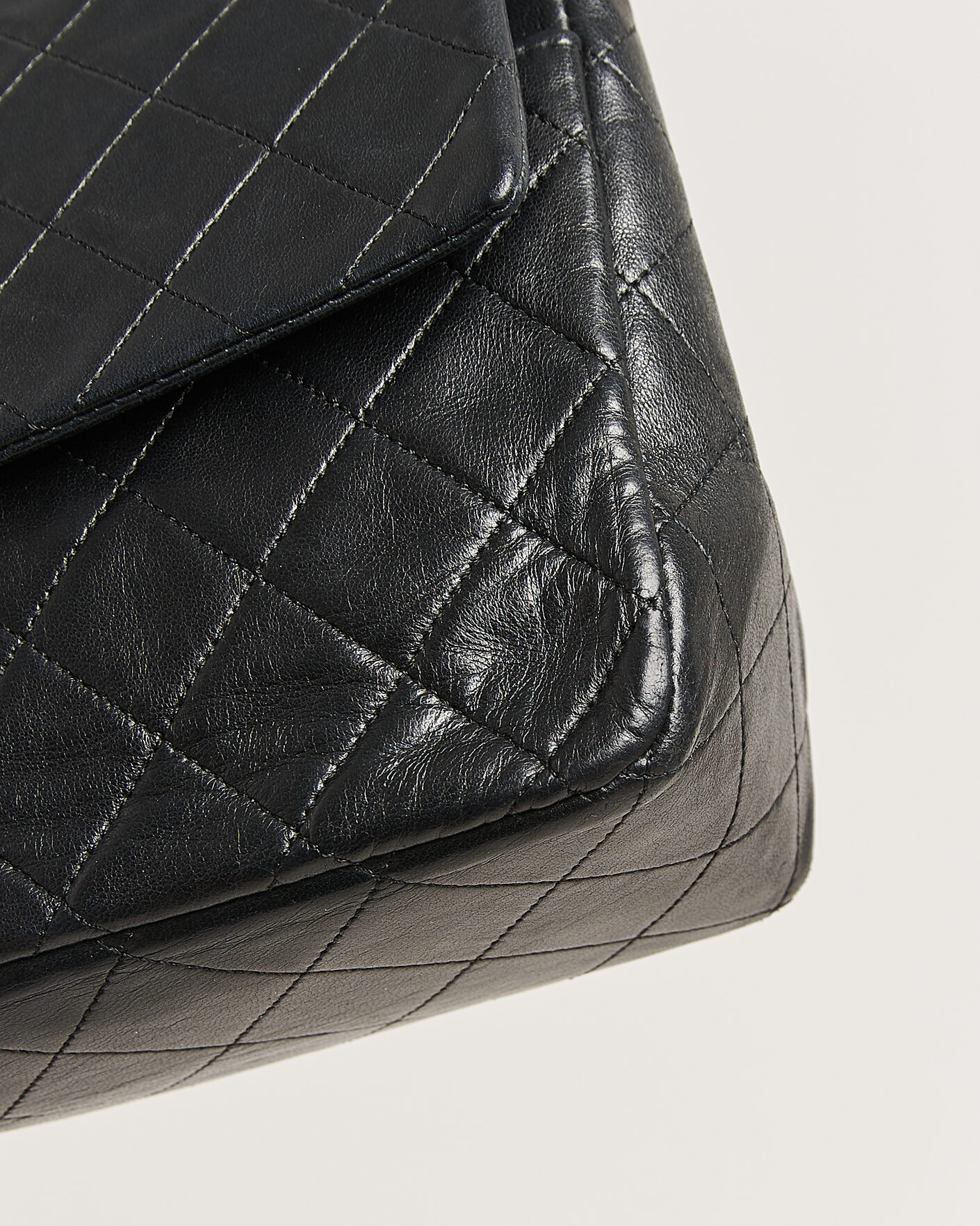 Hombres | Pre-Owned & Vintage Bags | Chanel Pre-Owned | Vintage Classic Flap Bag Lambskin Black