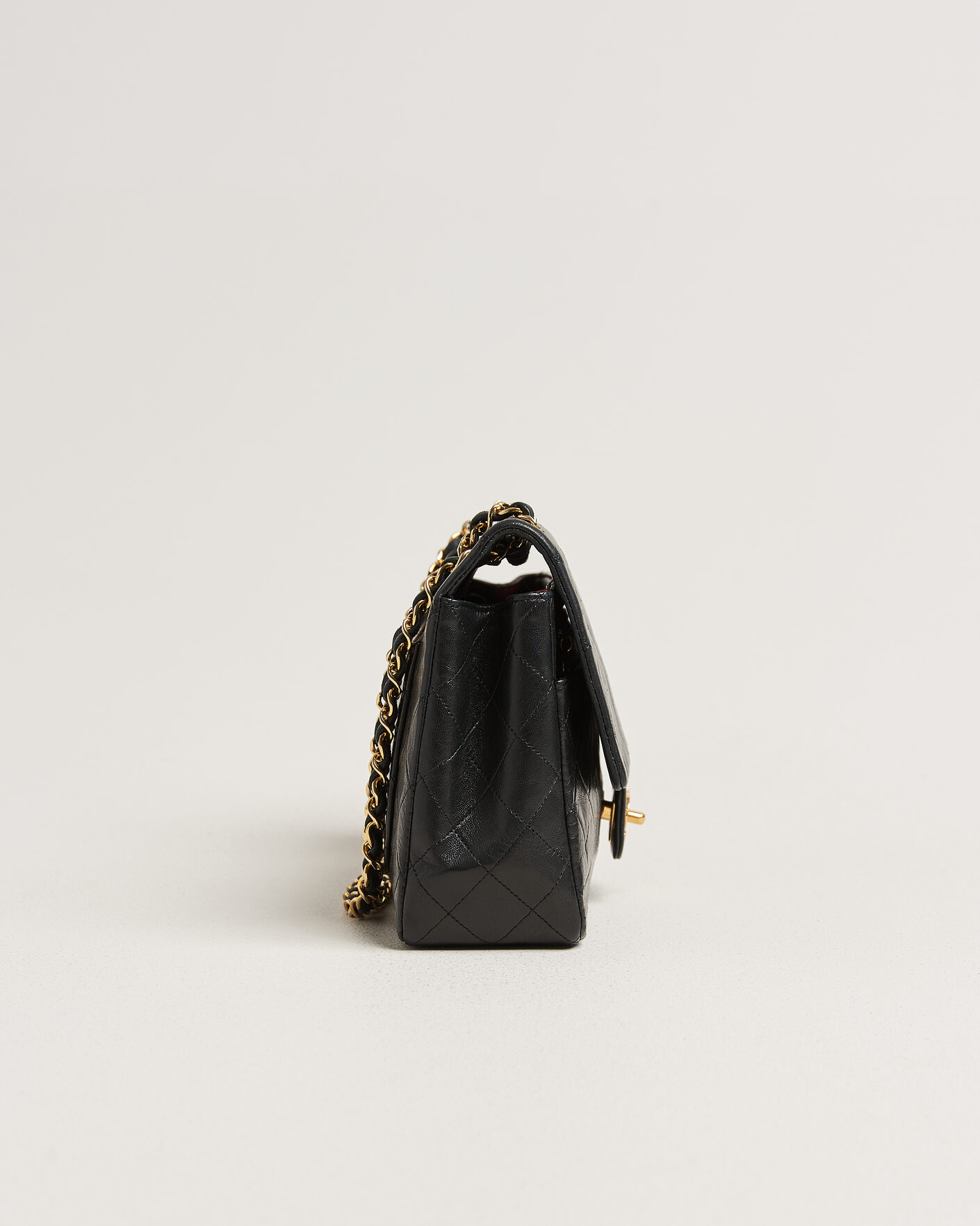 Hombres | Pre-Owned & Vintage Bags | Chanel Pre-Owned | Vintage Classic Flap Bag Lambskin Black