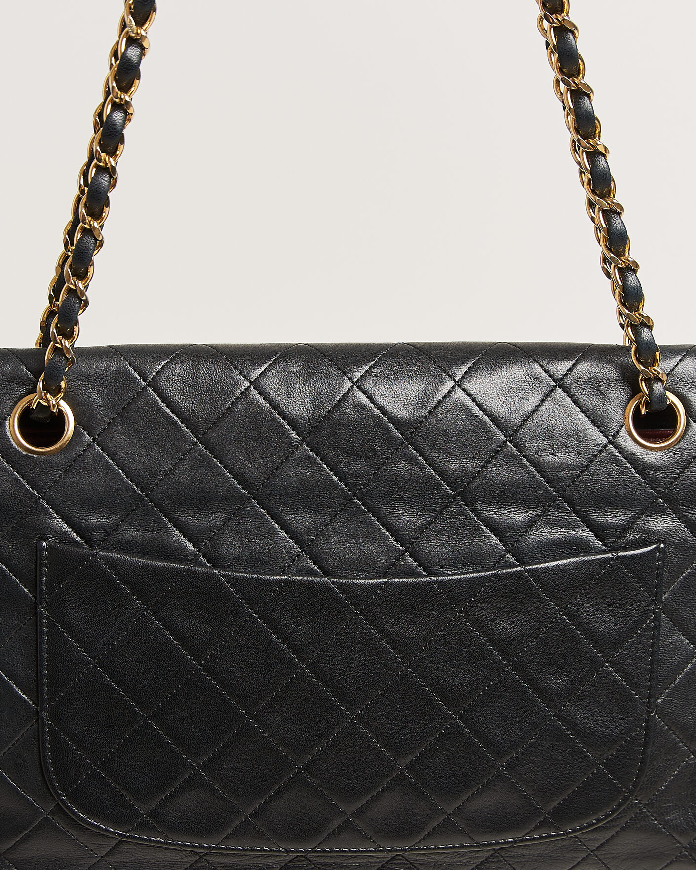 Hombres | Pre-Owned & Vintage Bags | Chanel Pre-Owned | Vintage Classic Flap Bag Lambskin Black