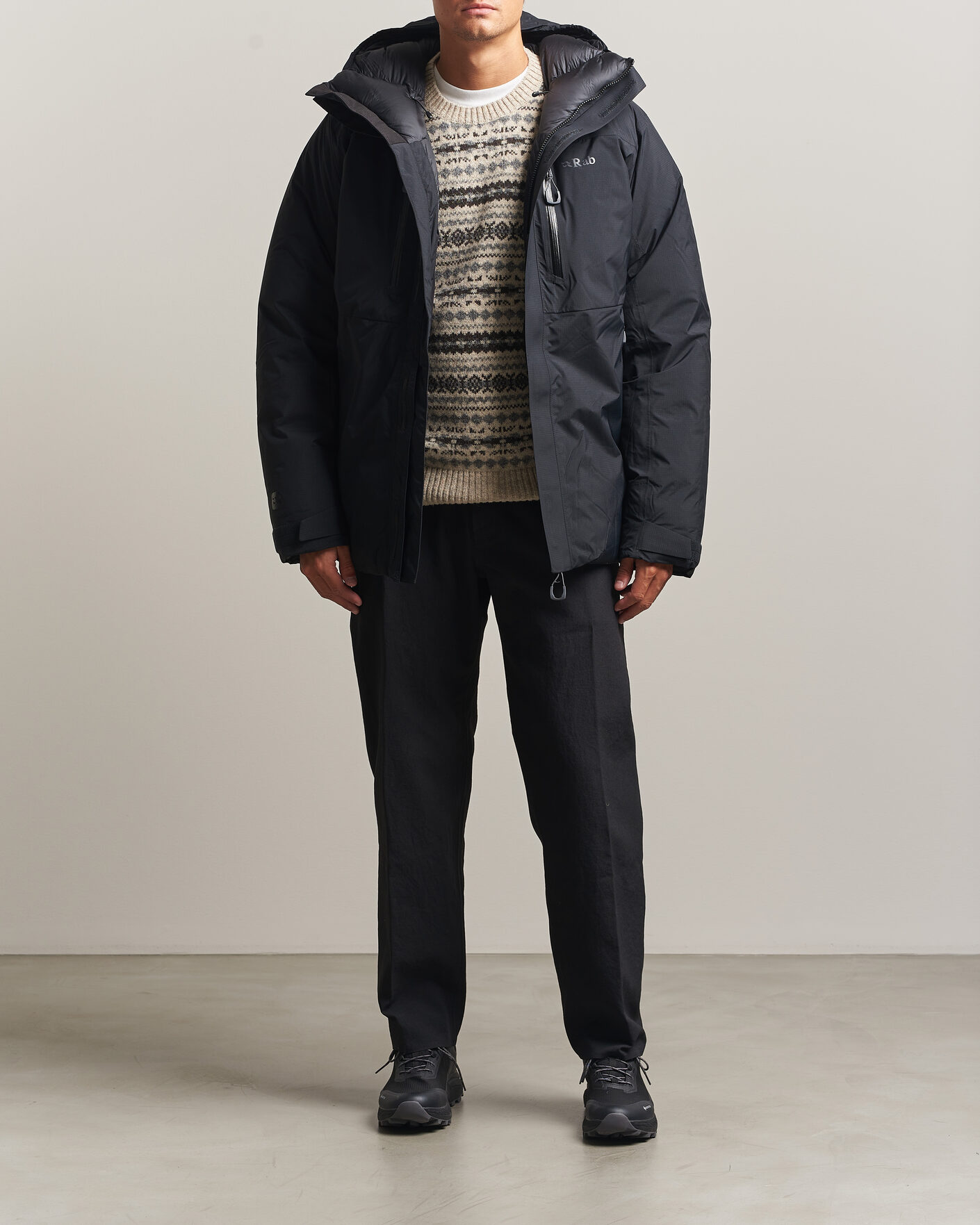 Hombres | Abrigos y chaquetas | Rab | Batura Waterproof Down Jacket Black