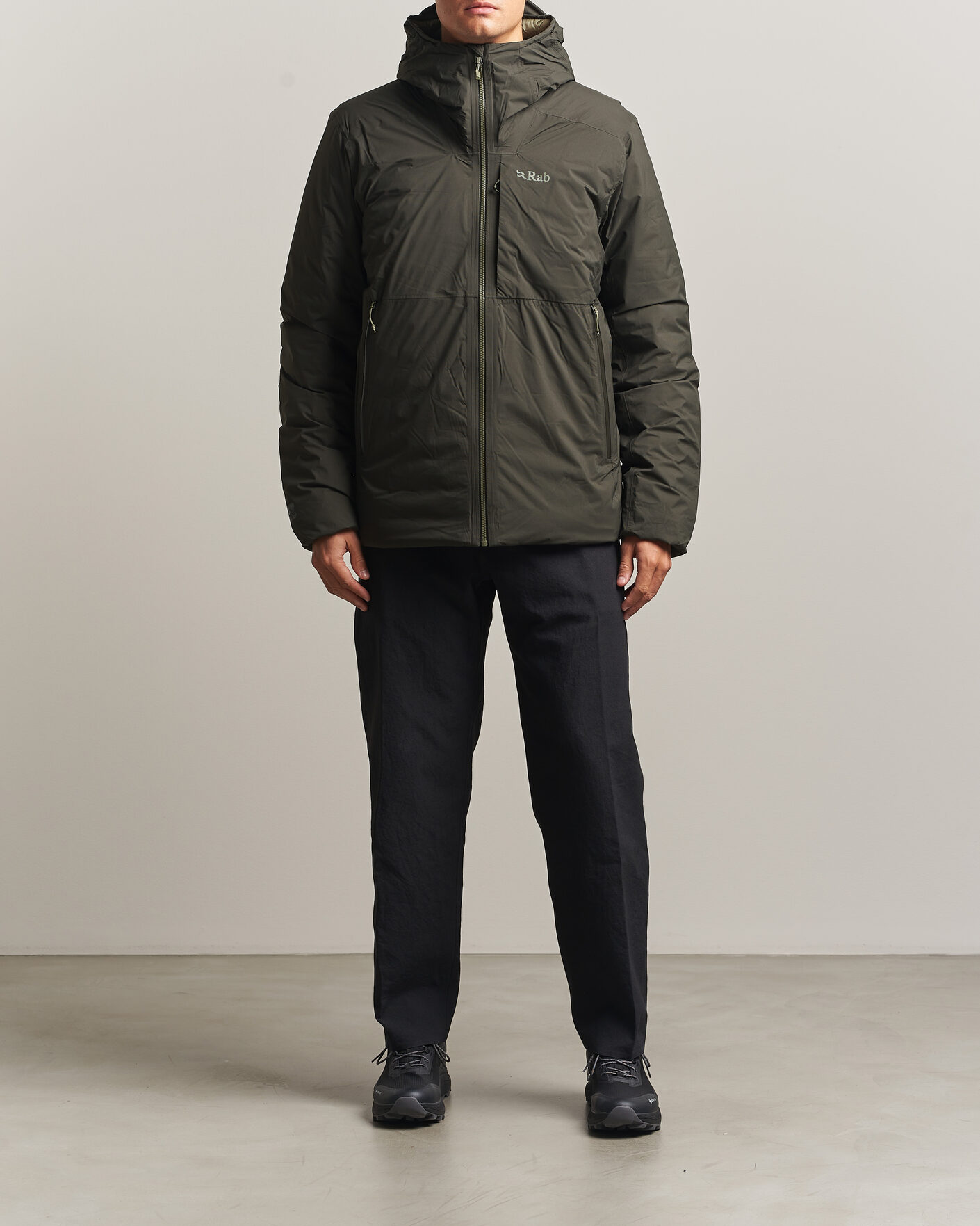 Hombres | Abrigos y chaquetas | Rab | Microlight Waterproof Shield Jacket Dark Army