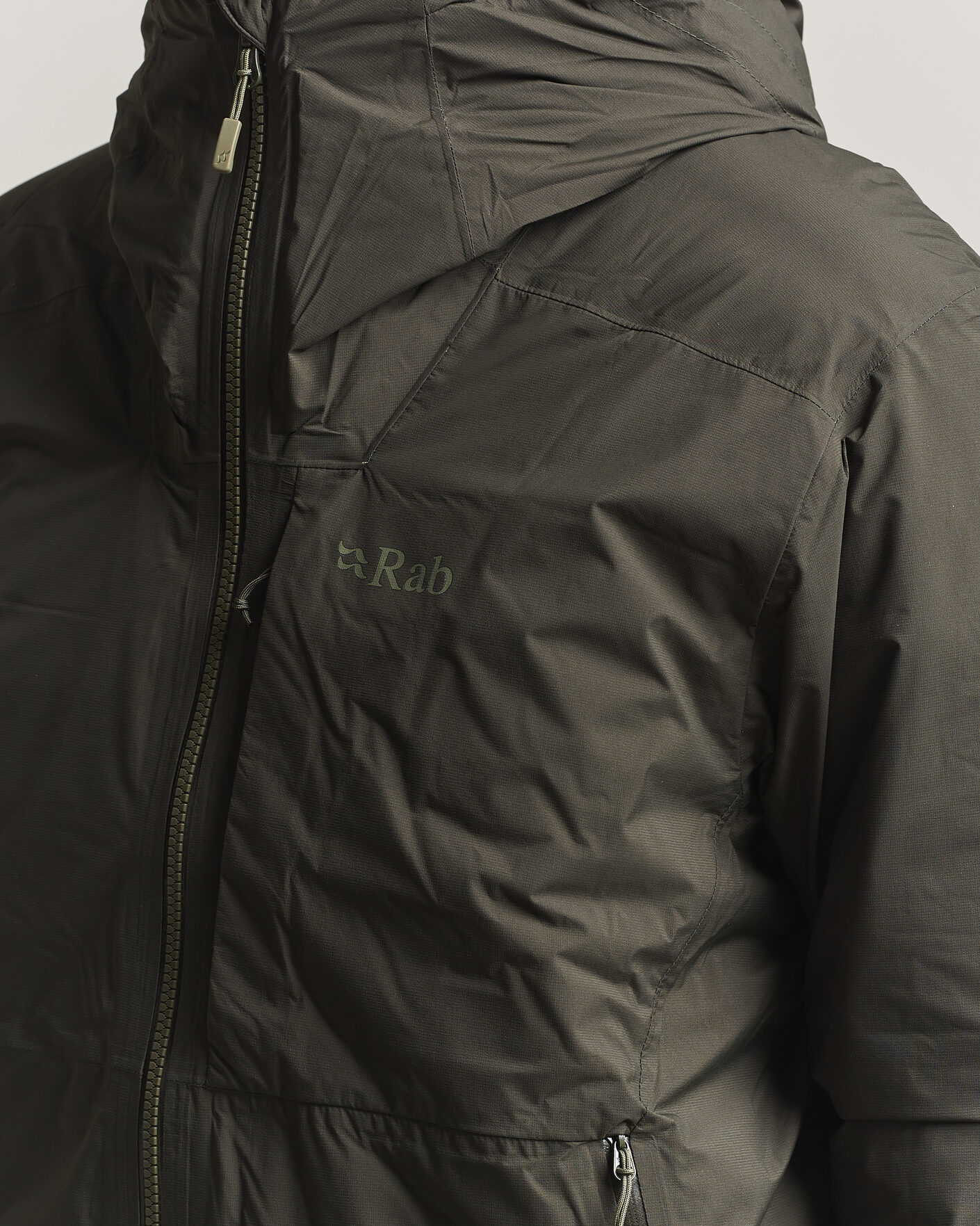 Hombres | Abrigos y chaquetas | Rab | Microlight Waterproof Shield Jacket Dark Army