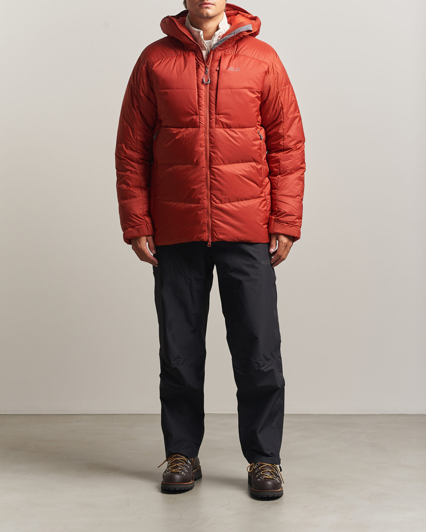Hombres | Abrigos y chaquetas | Rab | Positron Pro Hoody Down Jacket Tuscan Red