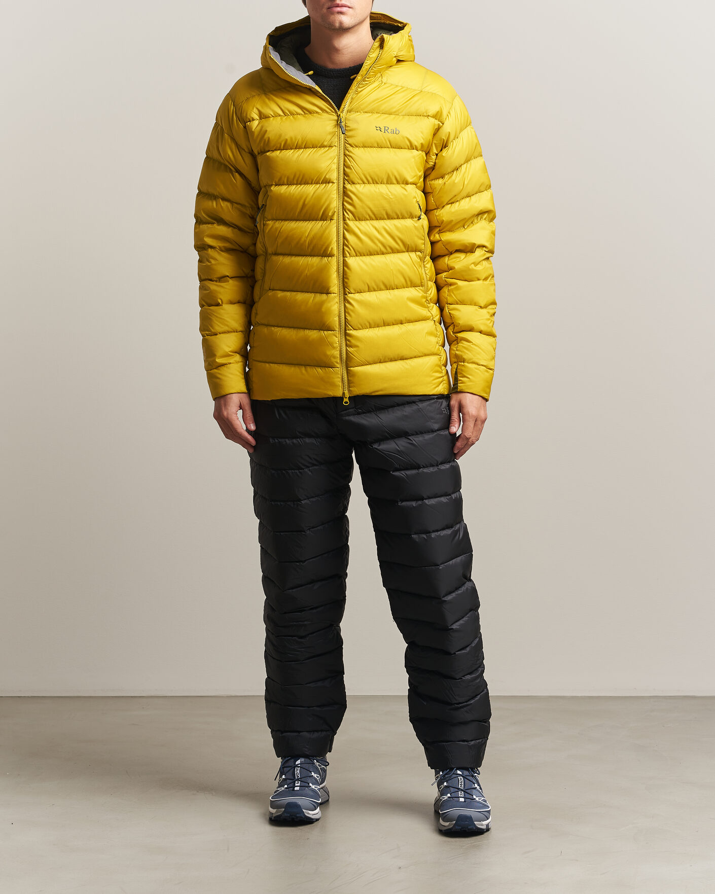 Hombres | Abrigos y chaquetas | Rab | Electron Pro Hoody Mid Down Jacket Dark Pollen