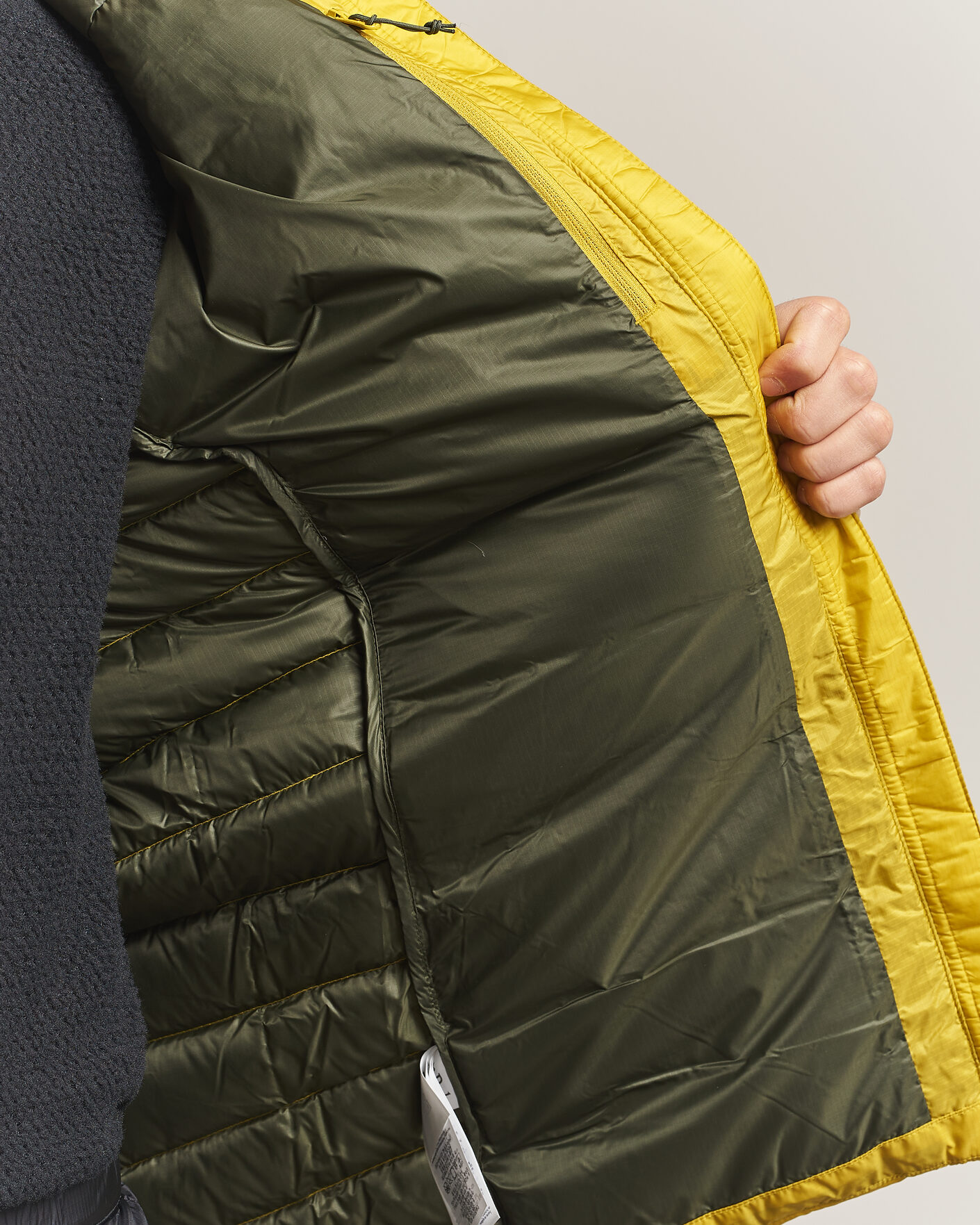 Hombres | Abrigos y chaquetas | Rab | Electron Pro Hoody Mid Down Jacket Dark Pollen