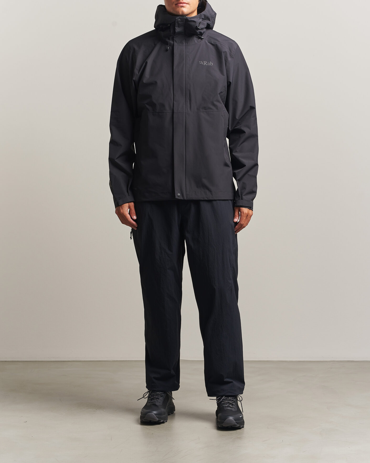 Hombres | Abrigos y chaquetas | Rab | Downpour Waterproof Jacket Black