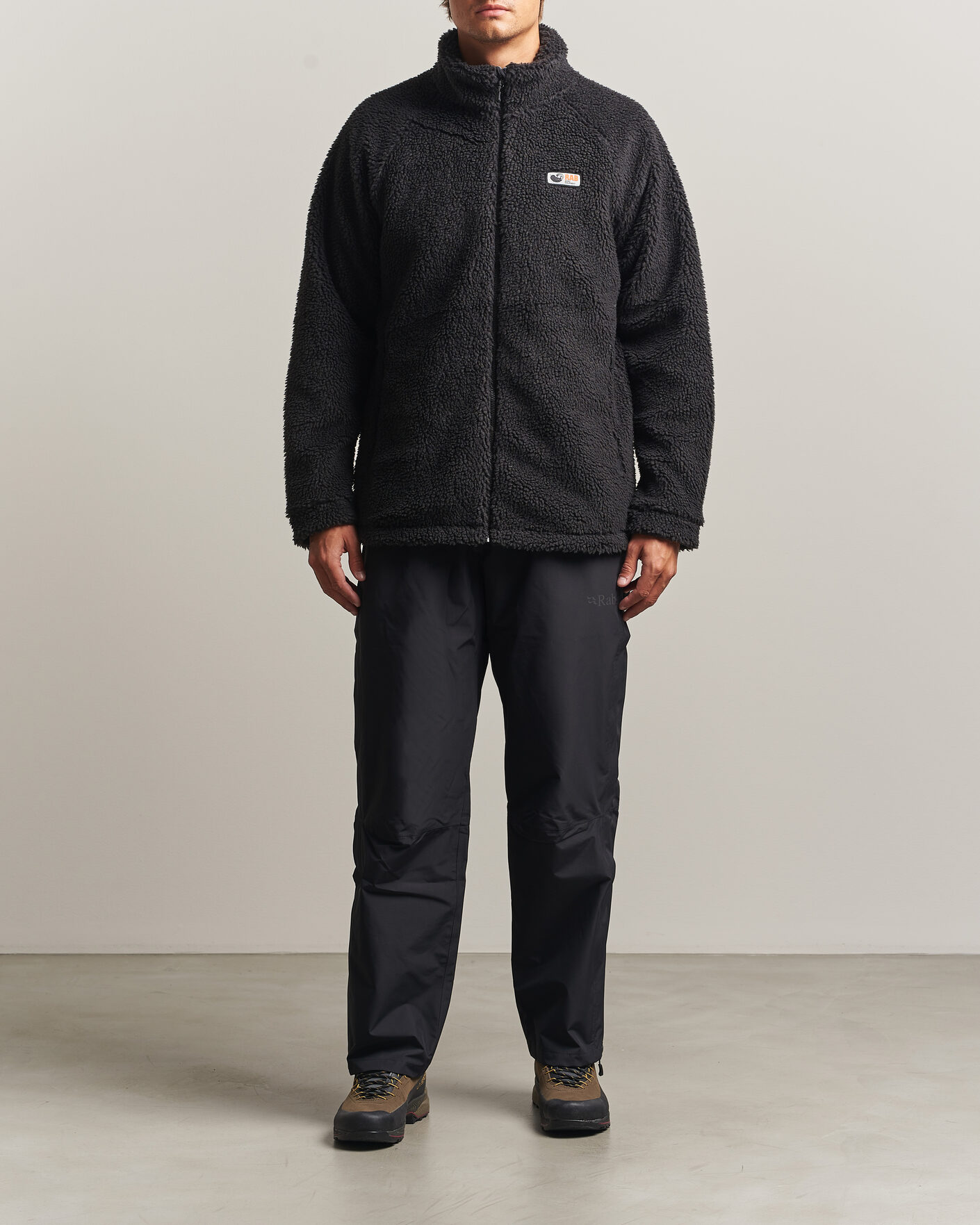 Hombres | Pantalones | Rab | Downpour Waterproof Pants Black
