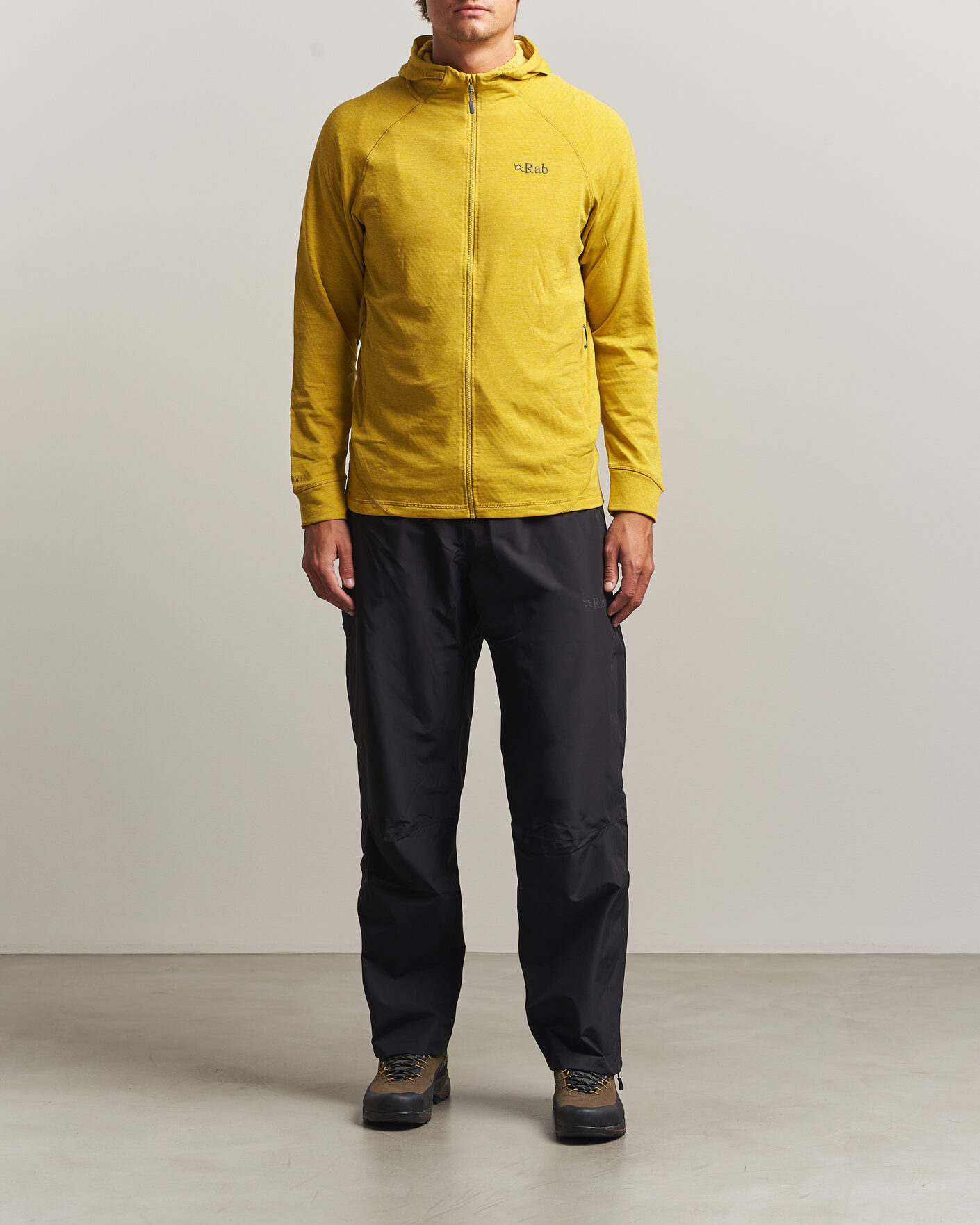 Hombres | Jerséis y prendas de punto | Rab | Nexus Lightweight Hoody Dark Pollen