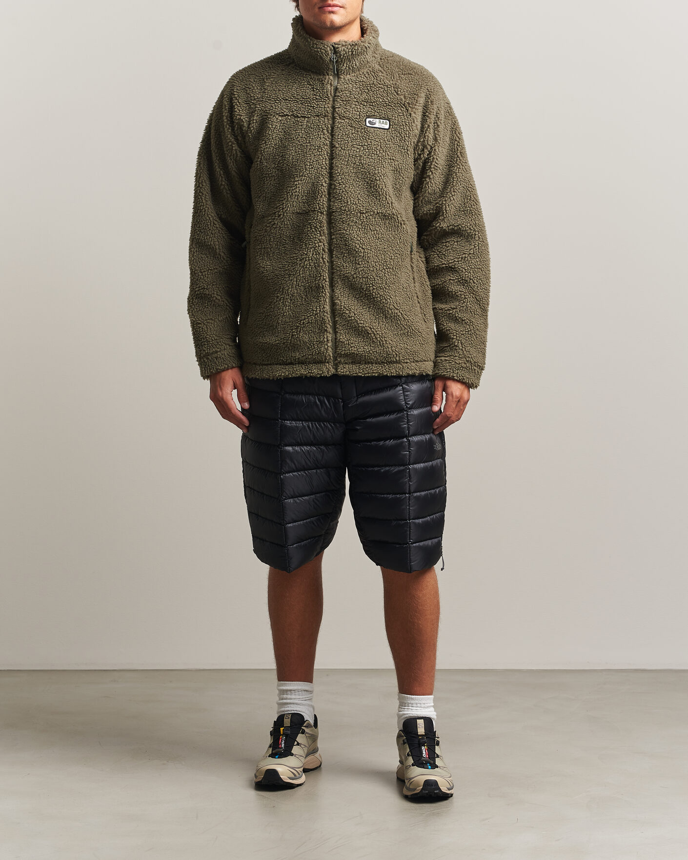 Hombres | Jerséis y prendas de punto | Rab | Original Pile Jacket Light Khaki
