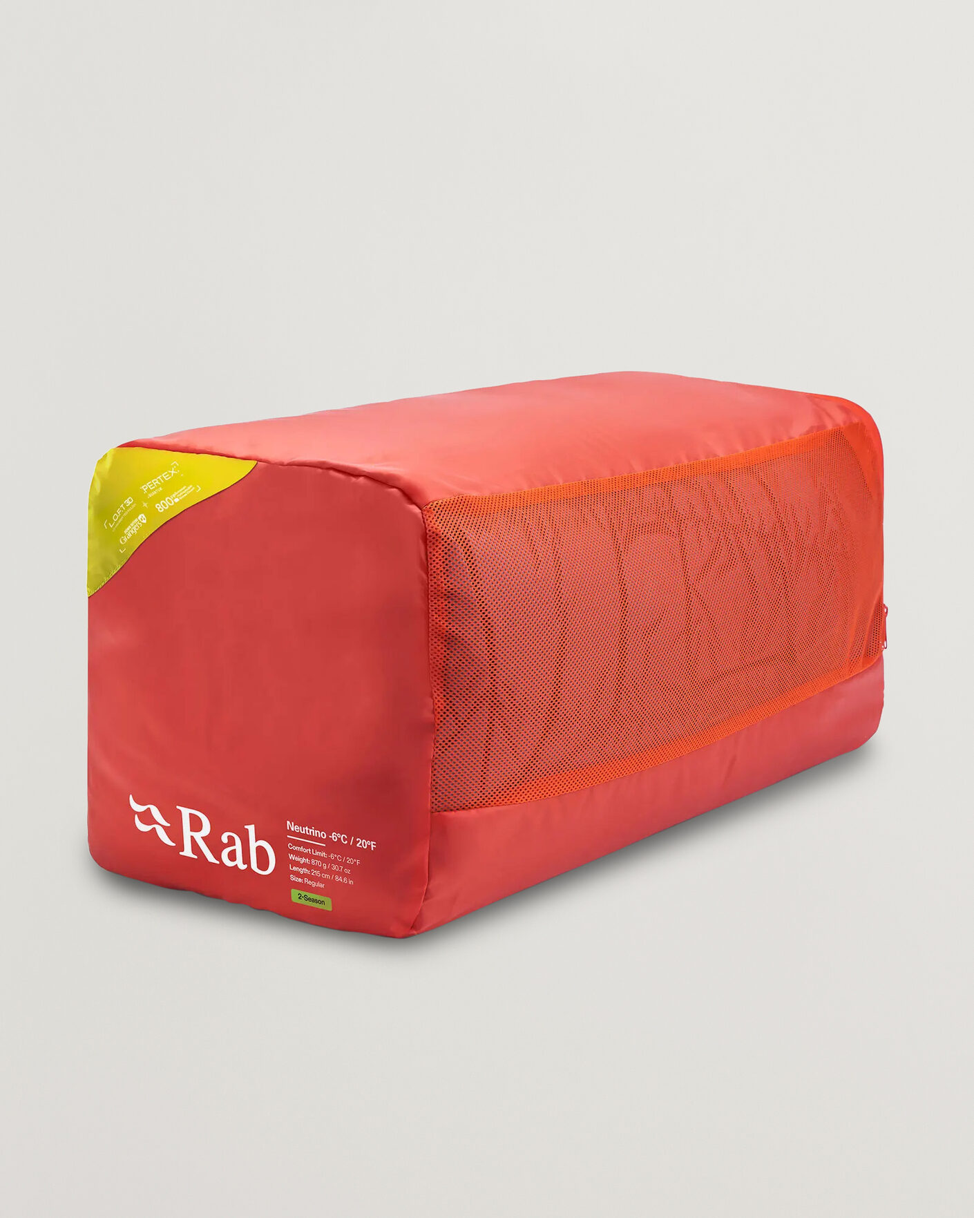 Hombres | Outdoor living | Rab | Neutrino -6C Sleeping Bag Regular Graphene/Dark Pollen