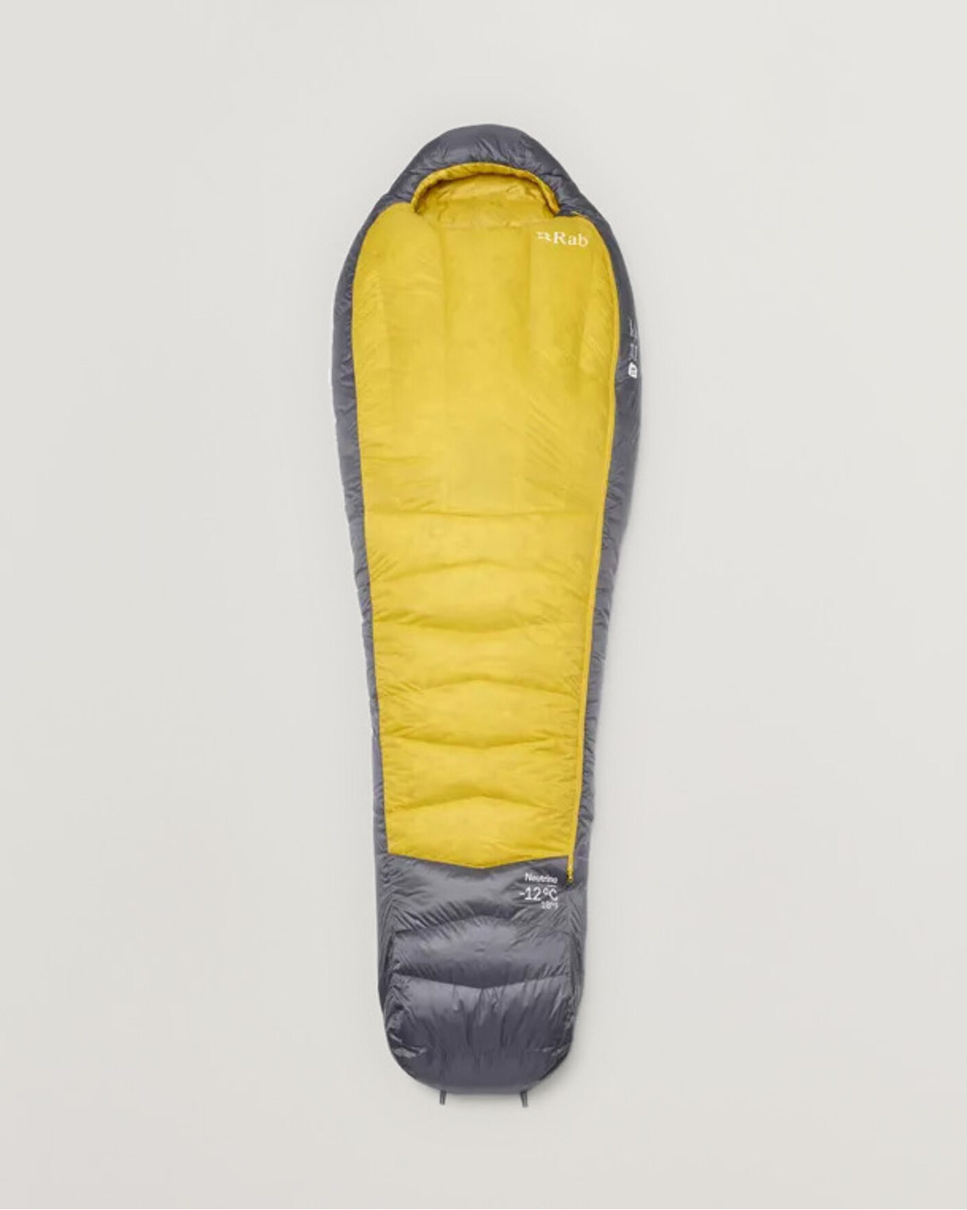 Hombres | Outdoor living | Rab | Neutrino -12C Sleeping Bag Regular Graphene/Dark Pollen