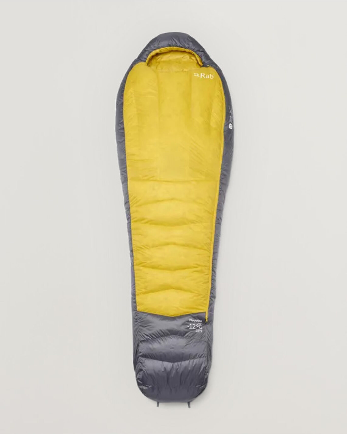 Hombres | Outdoor living | Rab | Neutrino -12C Sleeping Bag Long Graphene/Dark Pollen