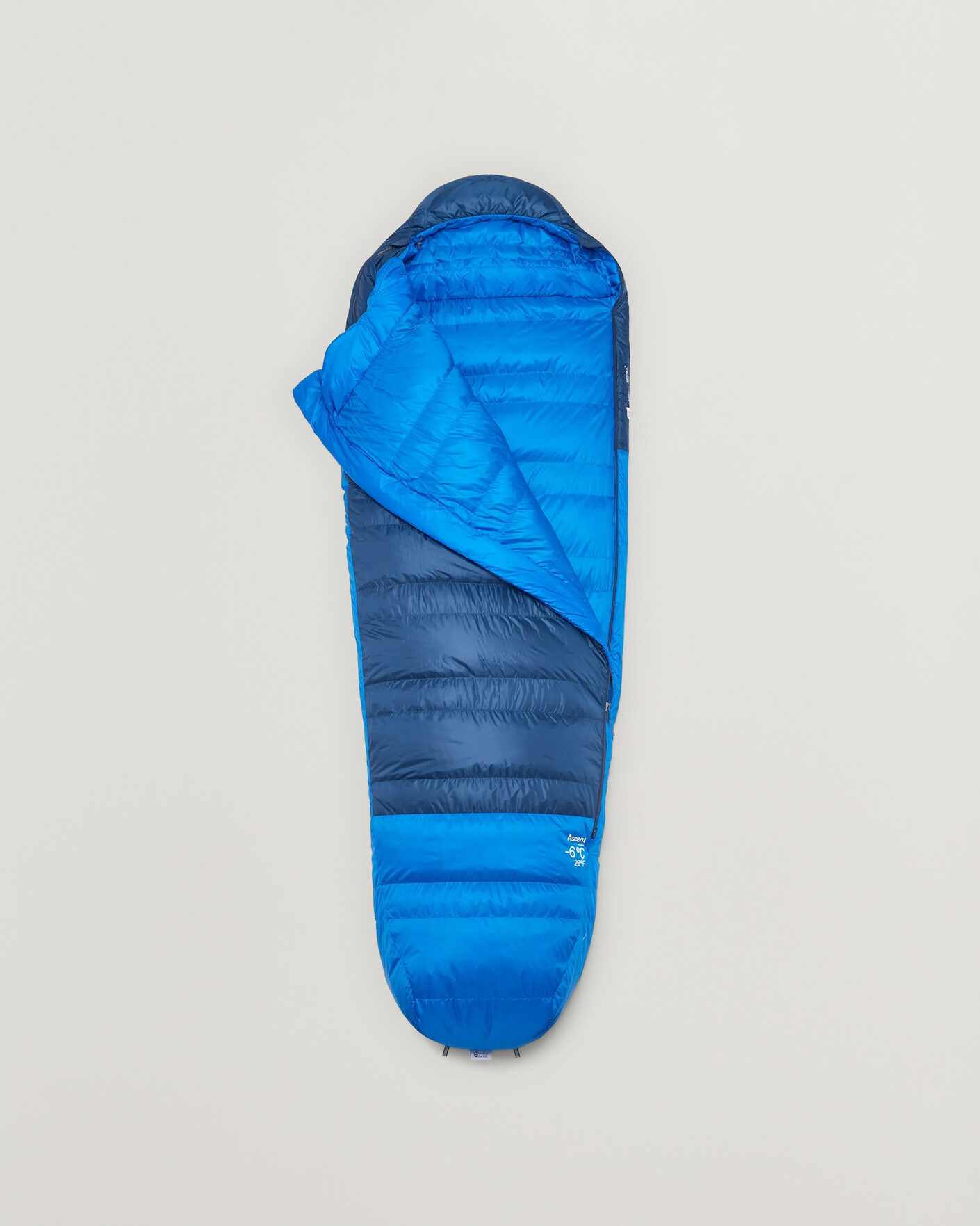 Hombres | Outdoor living | Rab | Ascent -6 Sleeping Bag Regular Tempest Blue/Maya Blue