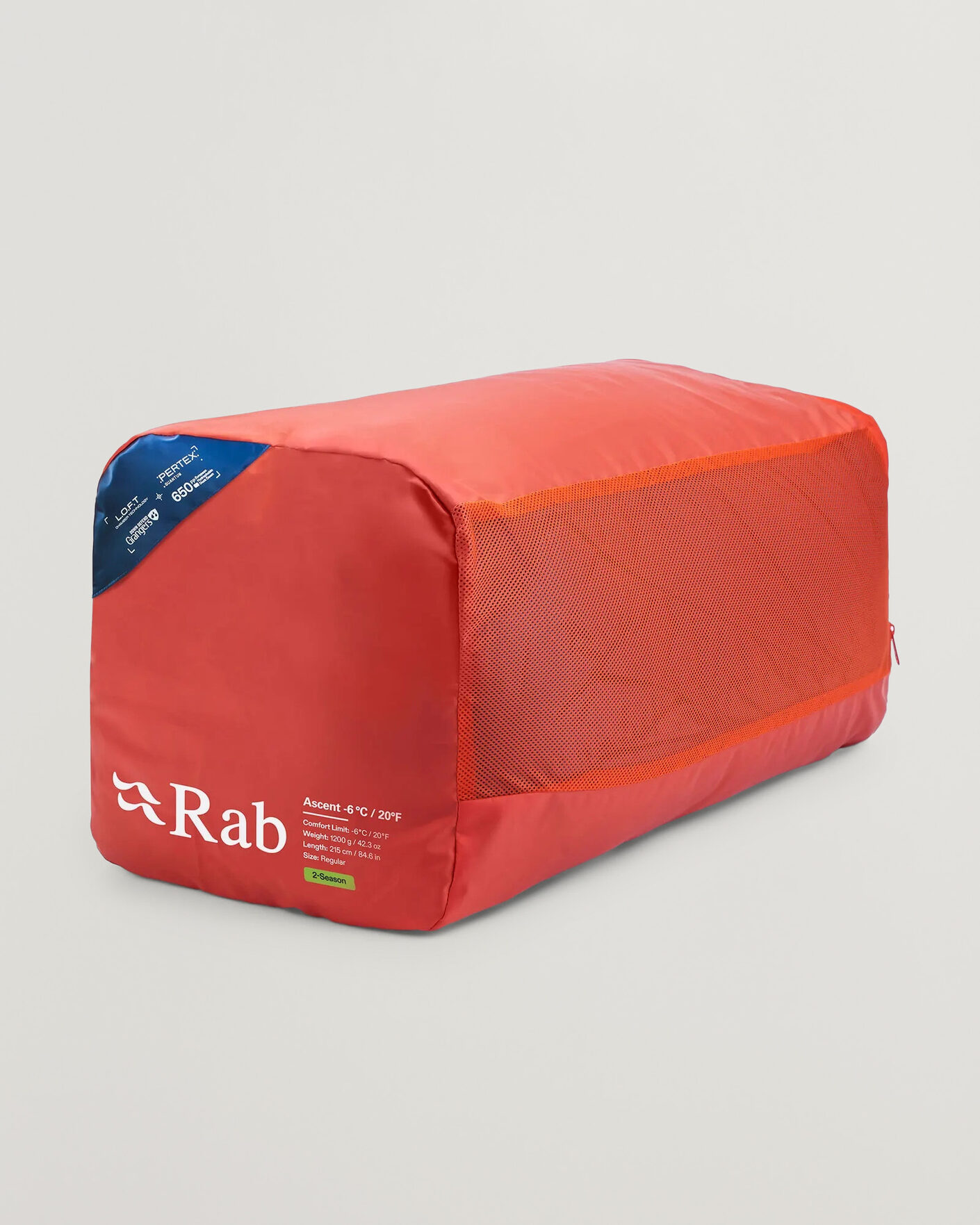 Hombres | Outdoor living | Rab | Ascent -6 Sleeping Bag Regular Tempest Blue/Maya Blue