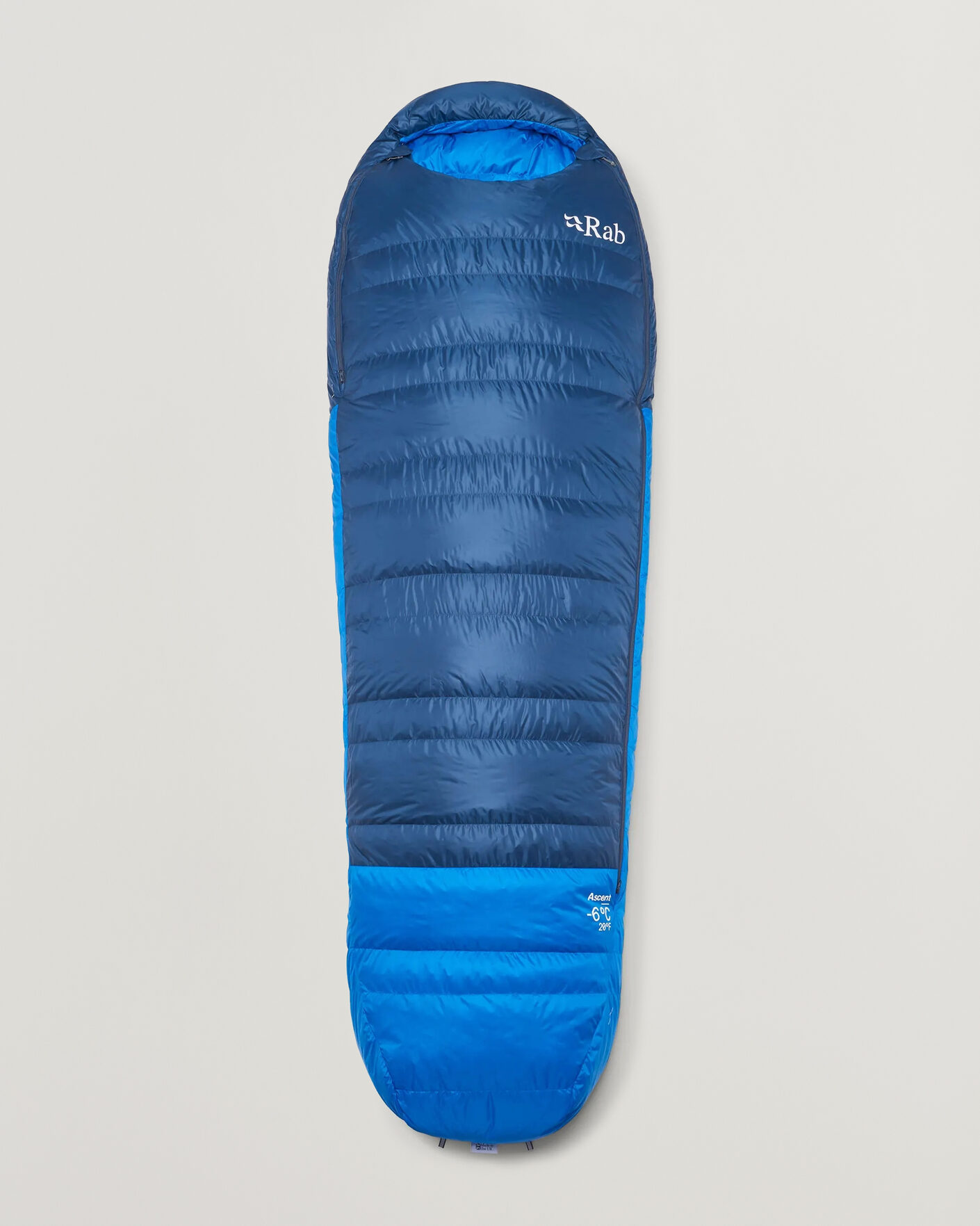 Hombres | Outdoor living | Rab | Ascent -6 Sleeping Bag Long Tempest Blue/Maya Blue