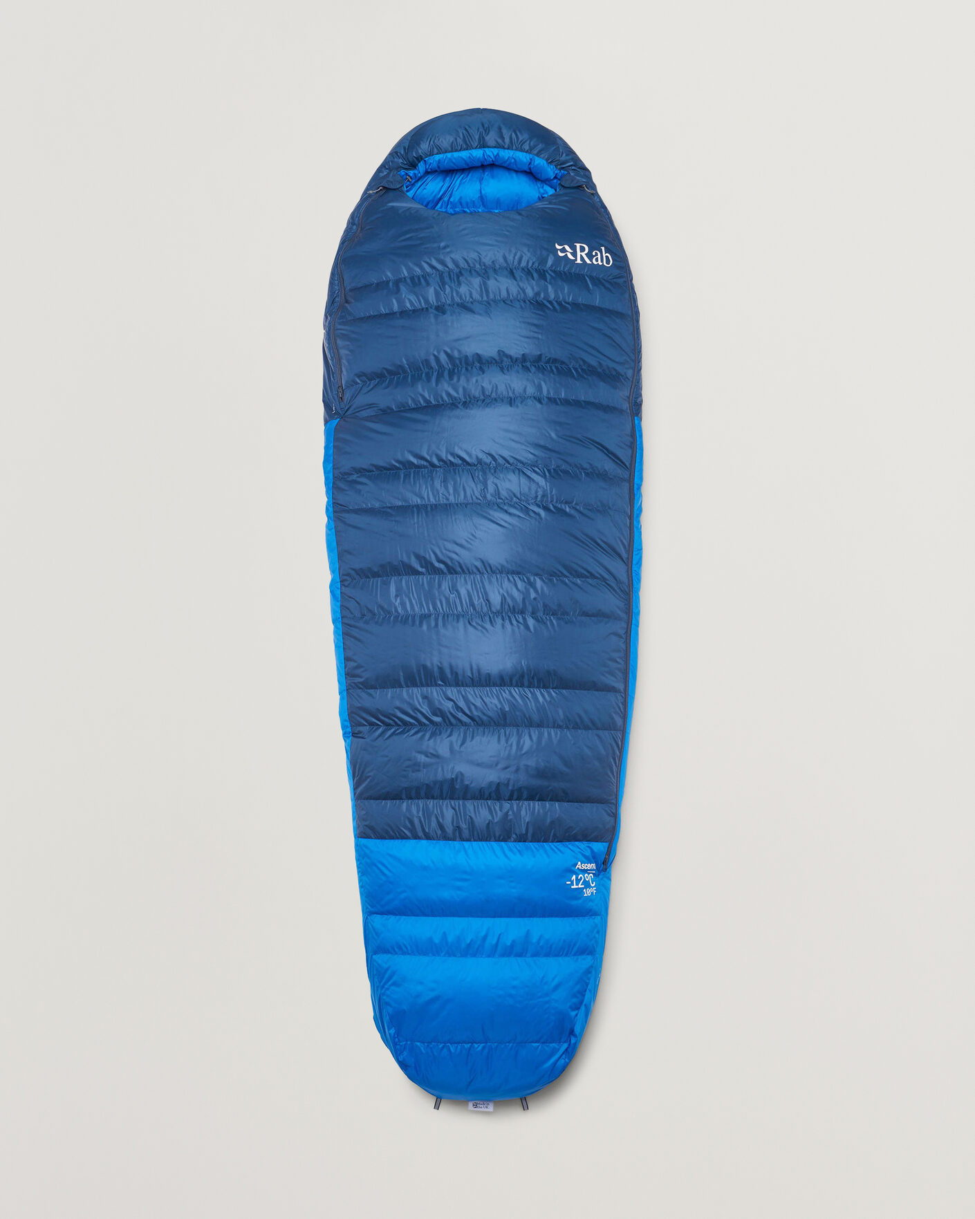 Hombres | Outdoor living | Rab | Ascent -12 Sleeping Bag Regular Tempest Blue/Maya Blue