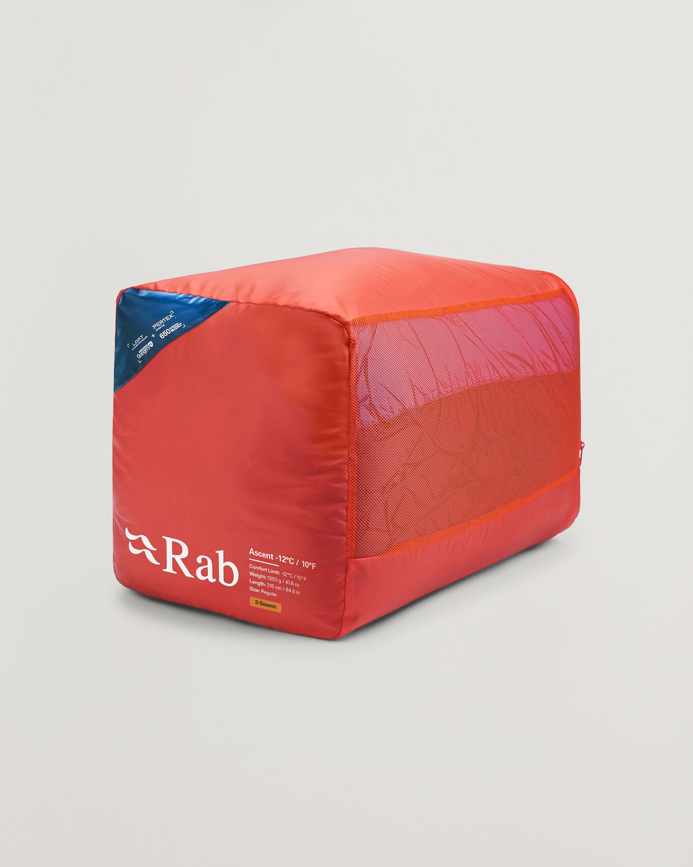 Hombres | Outdoor living | Rab | Ascent -12 Sleeping Bag Regular Tempest Blue/Maya Blue