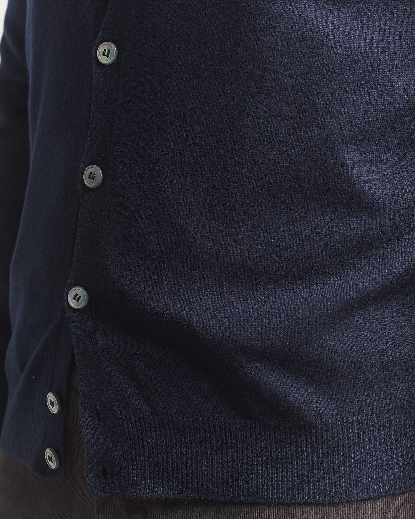 Hombres | Jerséis y prendas de punto | Gran Sasso | Wool/Cashmere Cardigan Navy