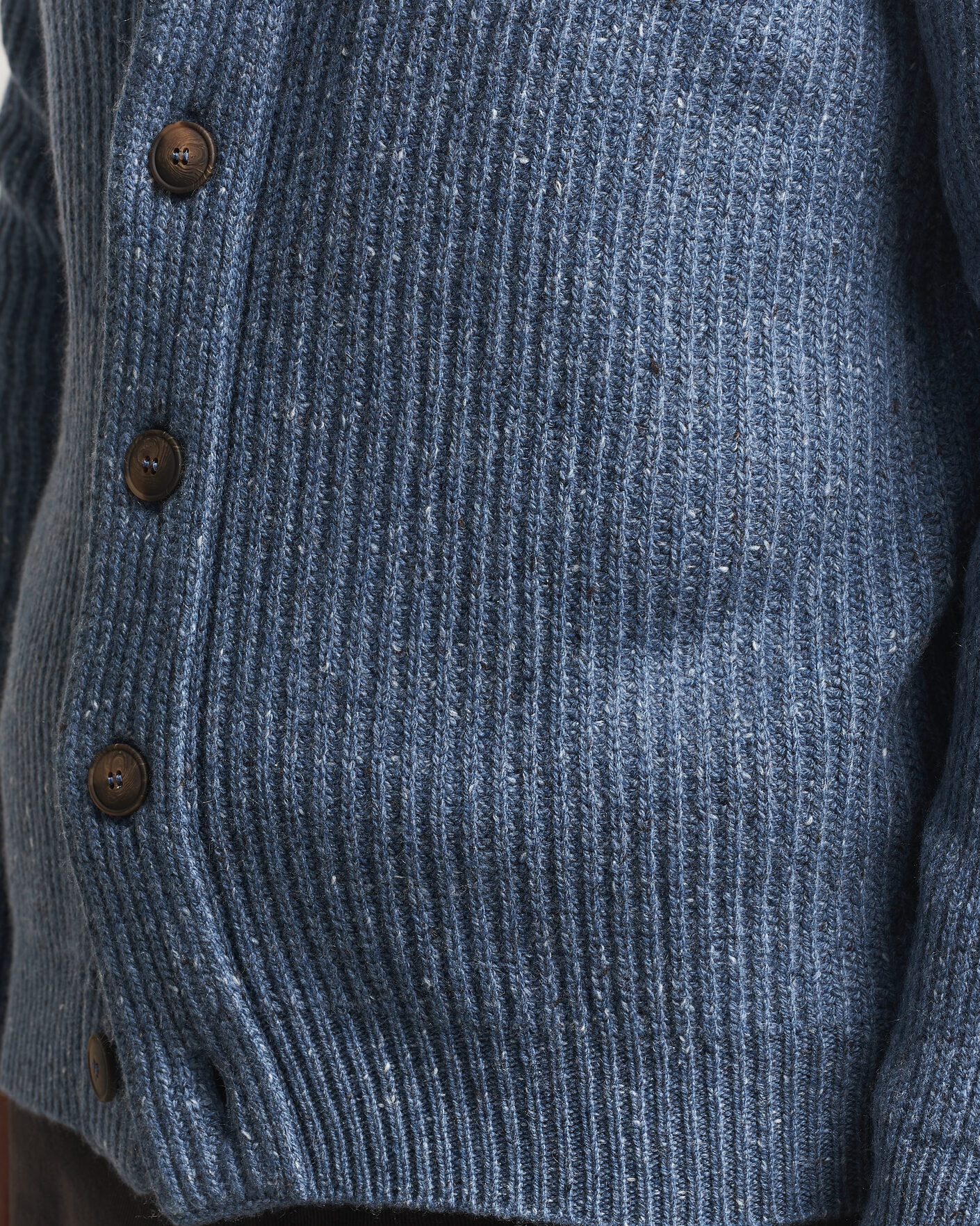 Hombres | Jerséis y prendas de punto | Gran Sasso | Wool/Cashmere Donegal Cardigan Blue