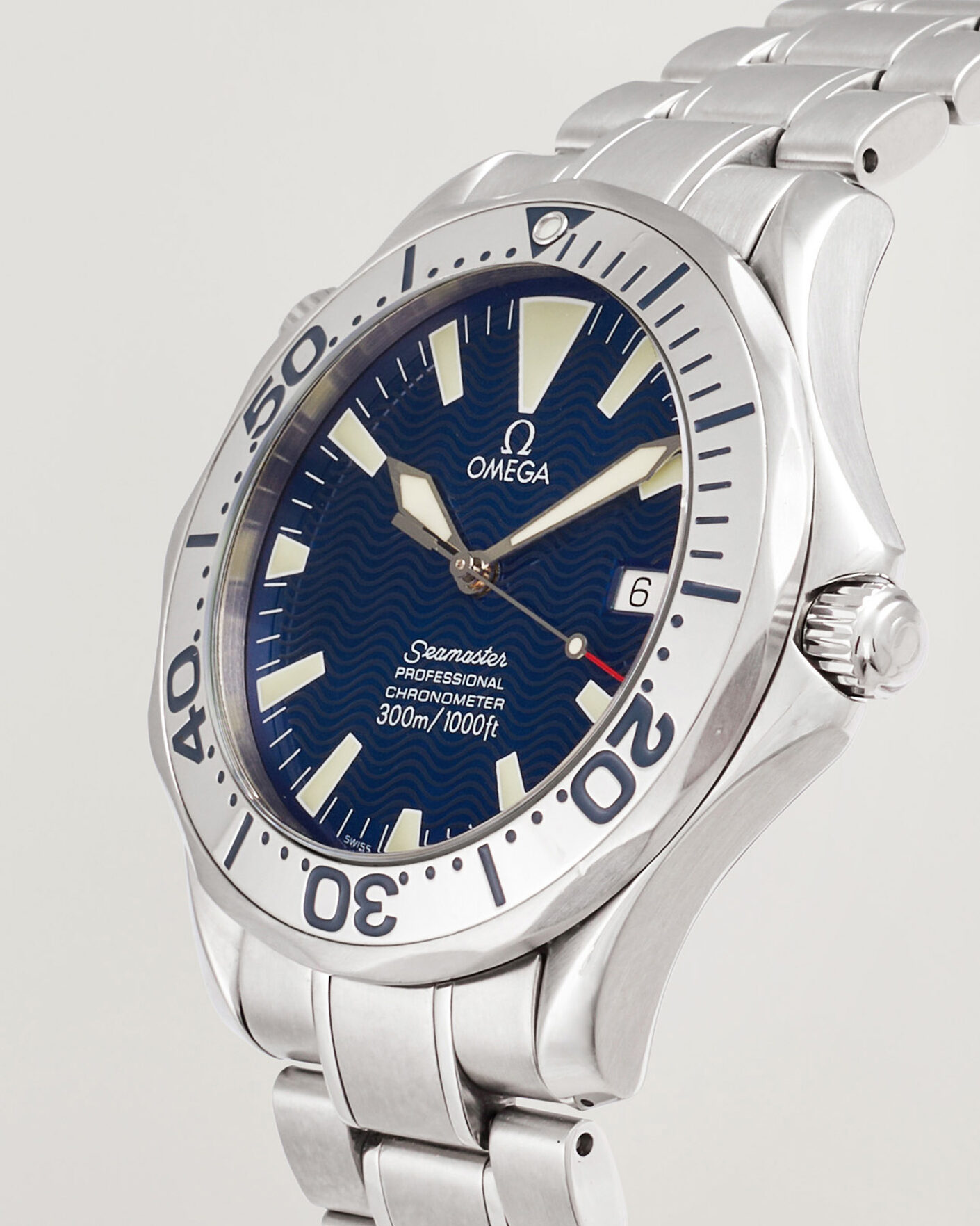 Hombres | Pre-Owned & Vintage Watches | Omega Pre-Owned | Seamaster 300M Electric Blue