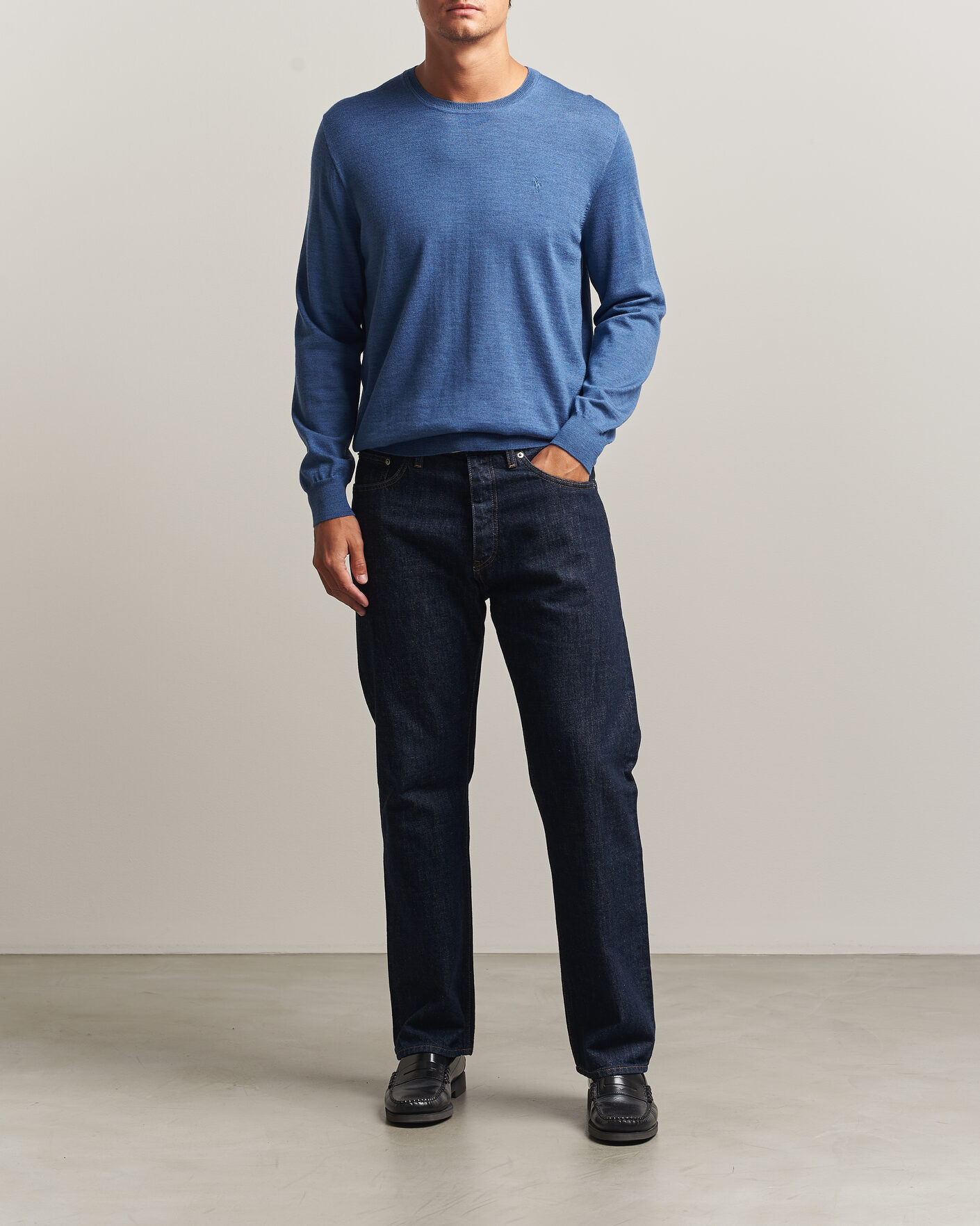 Hombres | Jerséis y prendas de punto | Polo Ralph Lauren | Long Sleeve Pullover Clarity Blue
