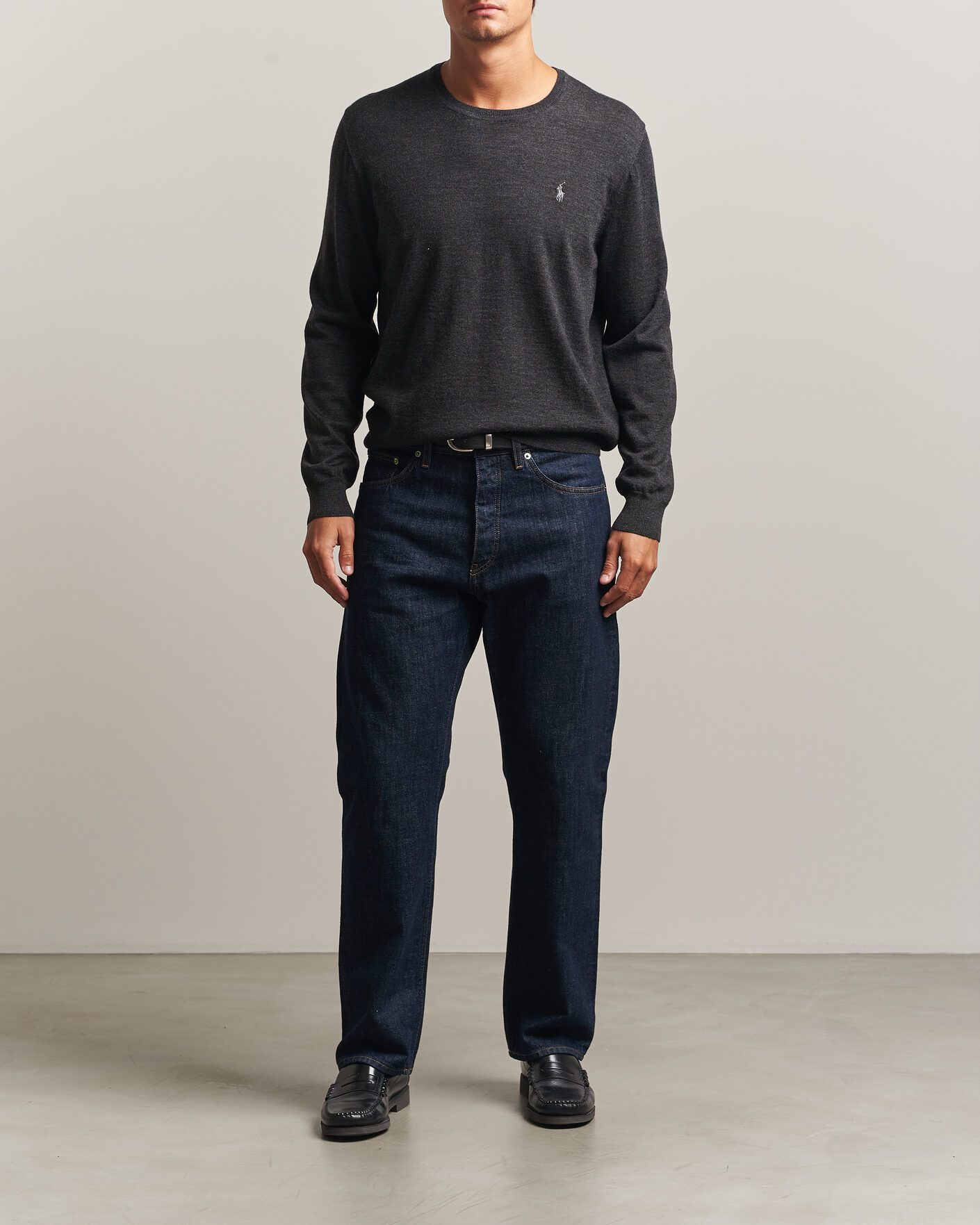 Hombres | Jerséis y prendas de punto | Polo Ralph Lauren | Long Sleeve Pullover Dark Granite
