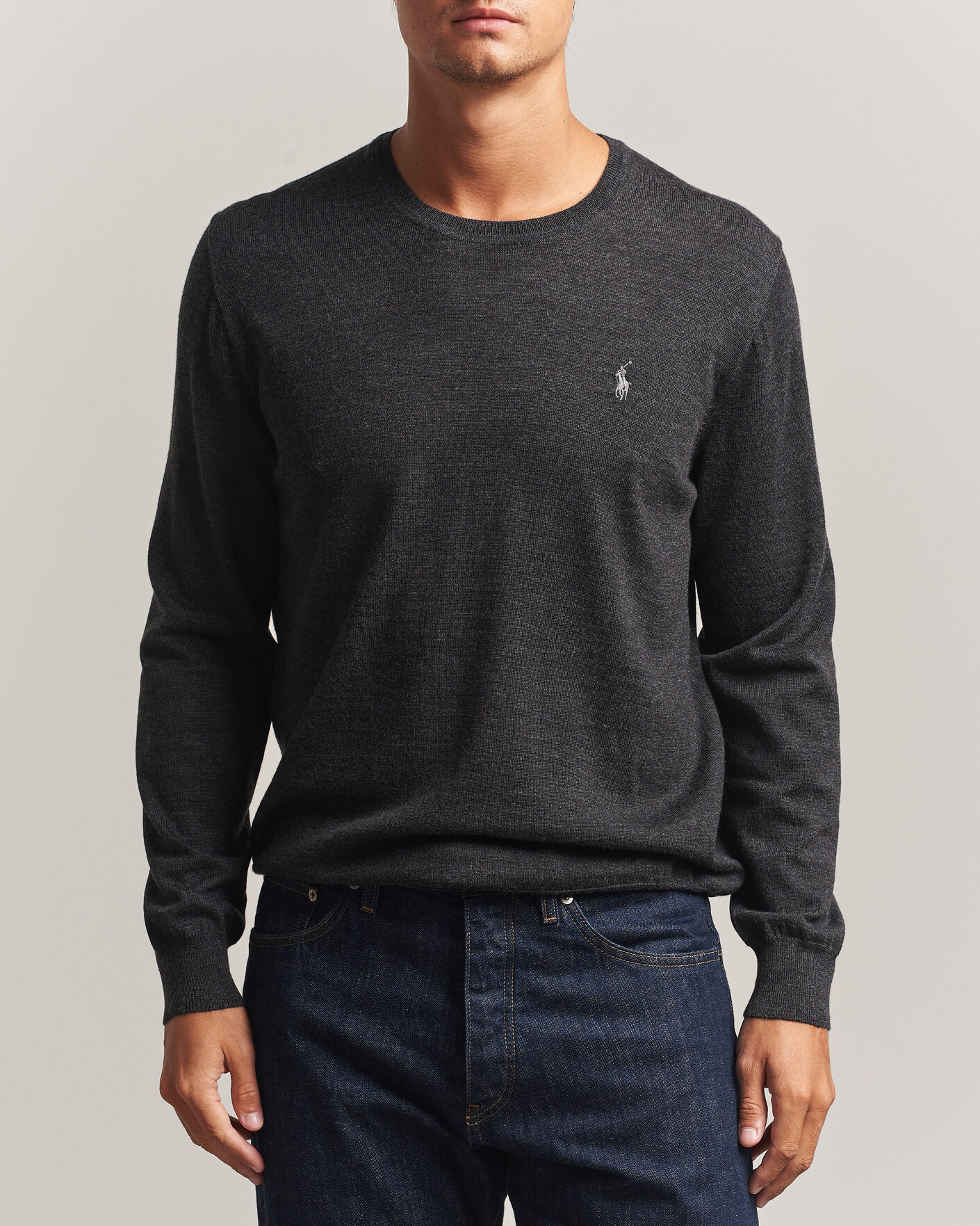 Hombres | Jerséis y prendas de punto | Polo Ralph Lauren | Long Sleeve Pullover Dark Granite