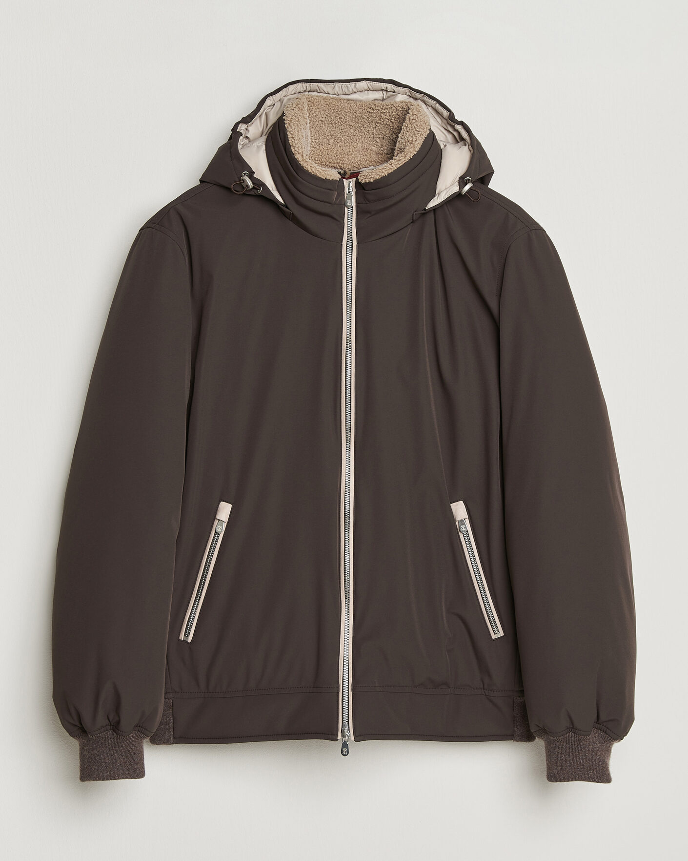 Hombres | Abrigos y chaquetas | Brunello Cucinelli | Padded Jacket Dark Brown