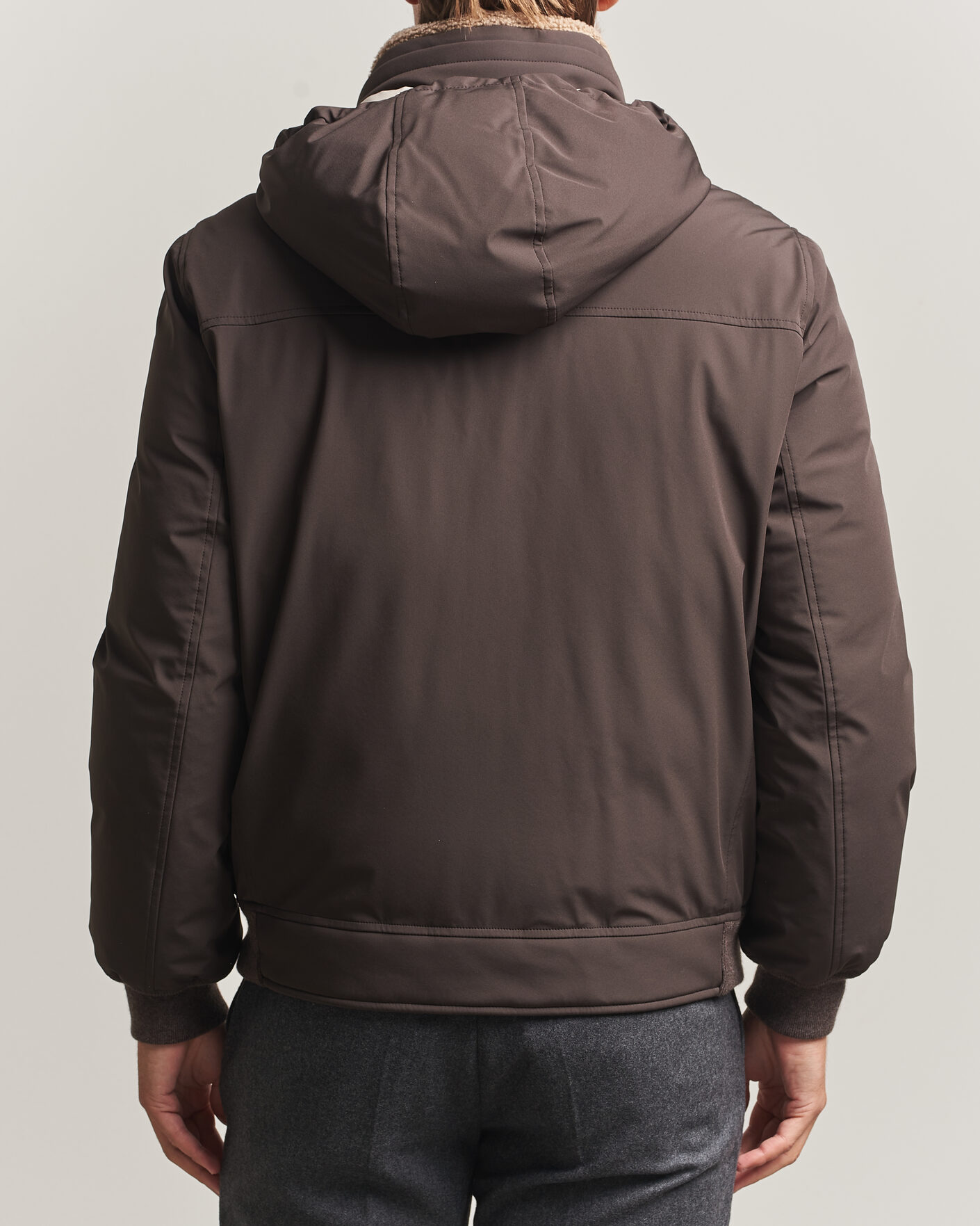 Hombres | Abrigos y chaquetas | Brunello Cucinelli | Padded Jacket Dark Brown