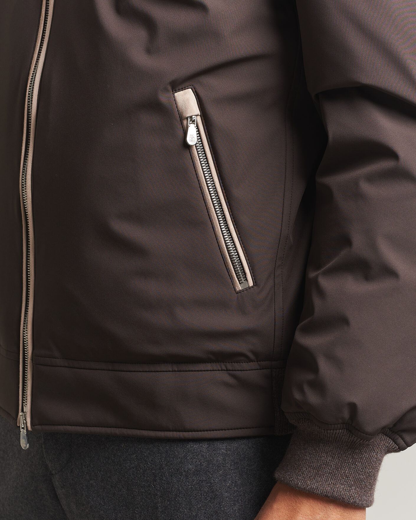 Hombres | Abrigos y chaquetas | Brunello Cucinelli | Padded Jacket Dark Brown