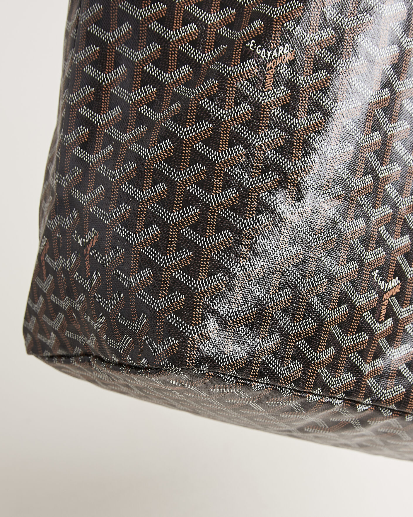 Hombres | Pre-Owned & Vintage Bags | Goyard Pre-Owned | Saint Louis GM Coated Canvas Tote Bag Black