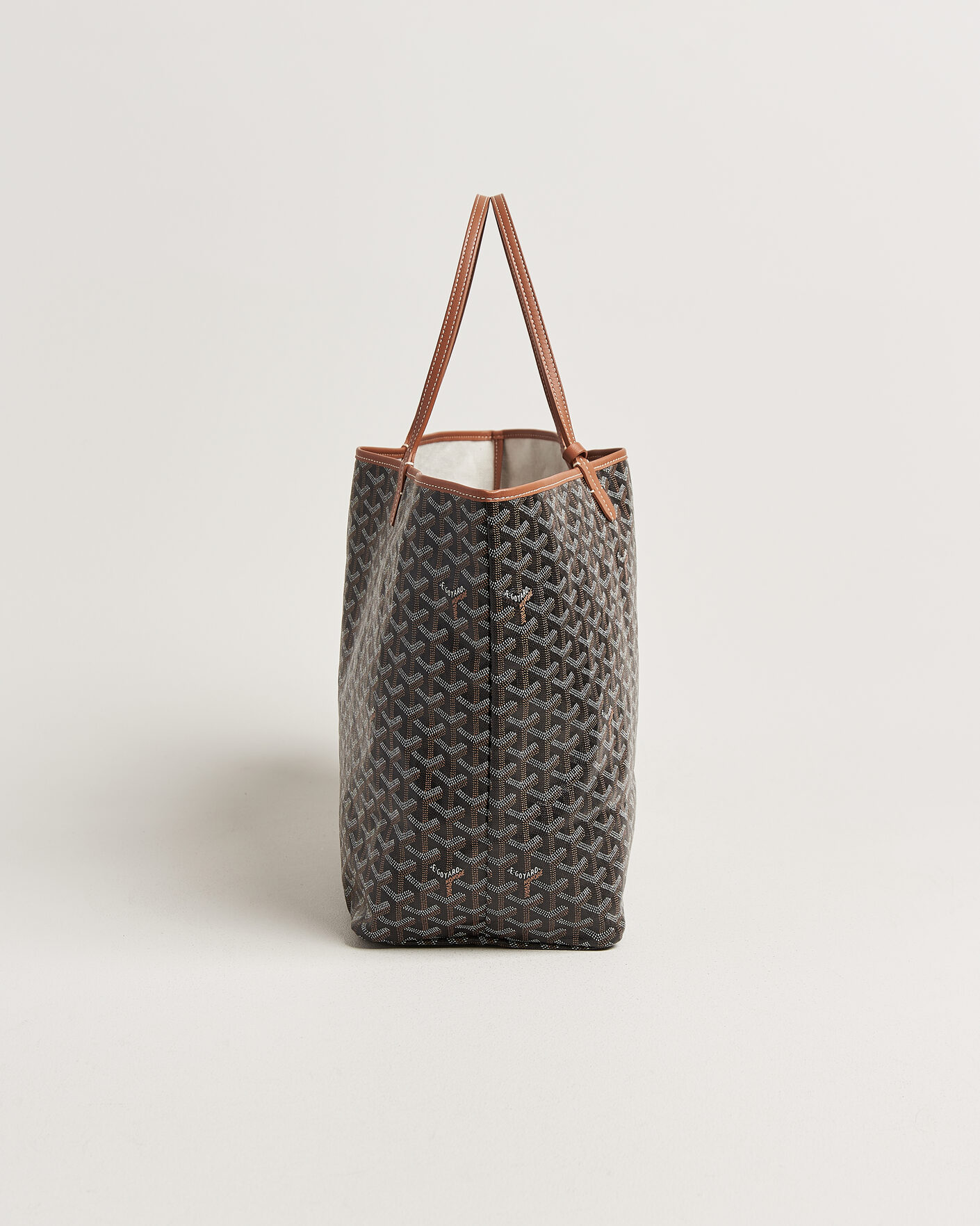 Hombres | Pre-Owned & Vintage Bags | Goyard Pre-Owned | Saint Louis GM Coated Canvas Tote Bag Black