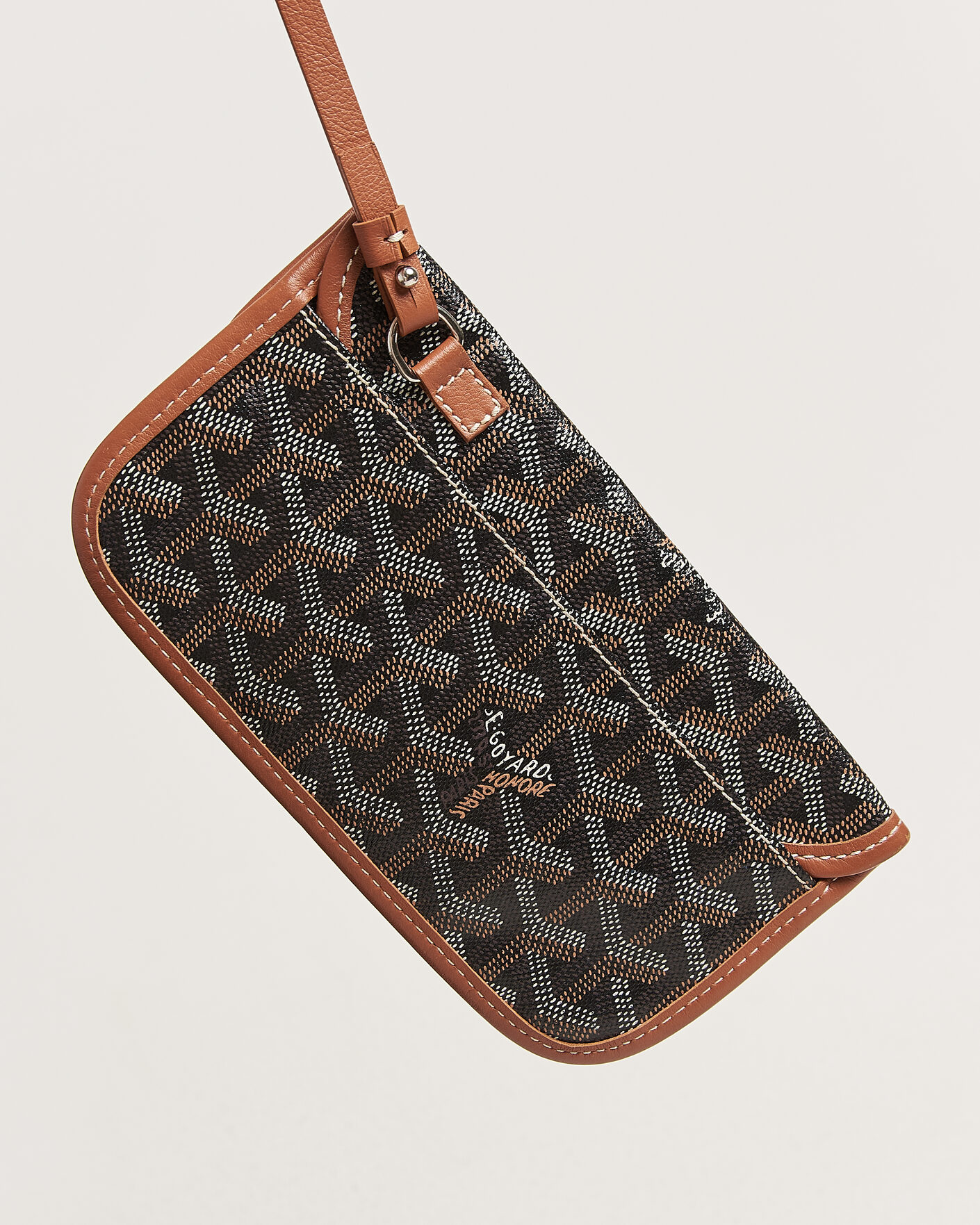 Hombres | Pre-Owned & Vintage Bags | Goyard Pre-Owned | Saint Louis GM Coated Canvas Tote Bag Black