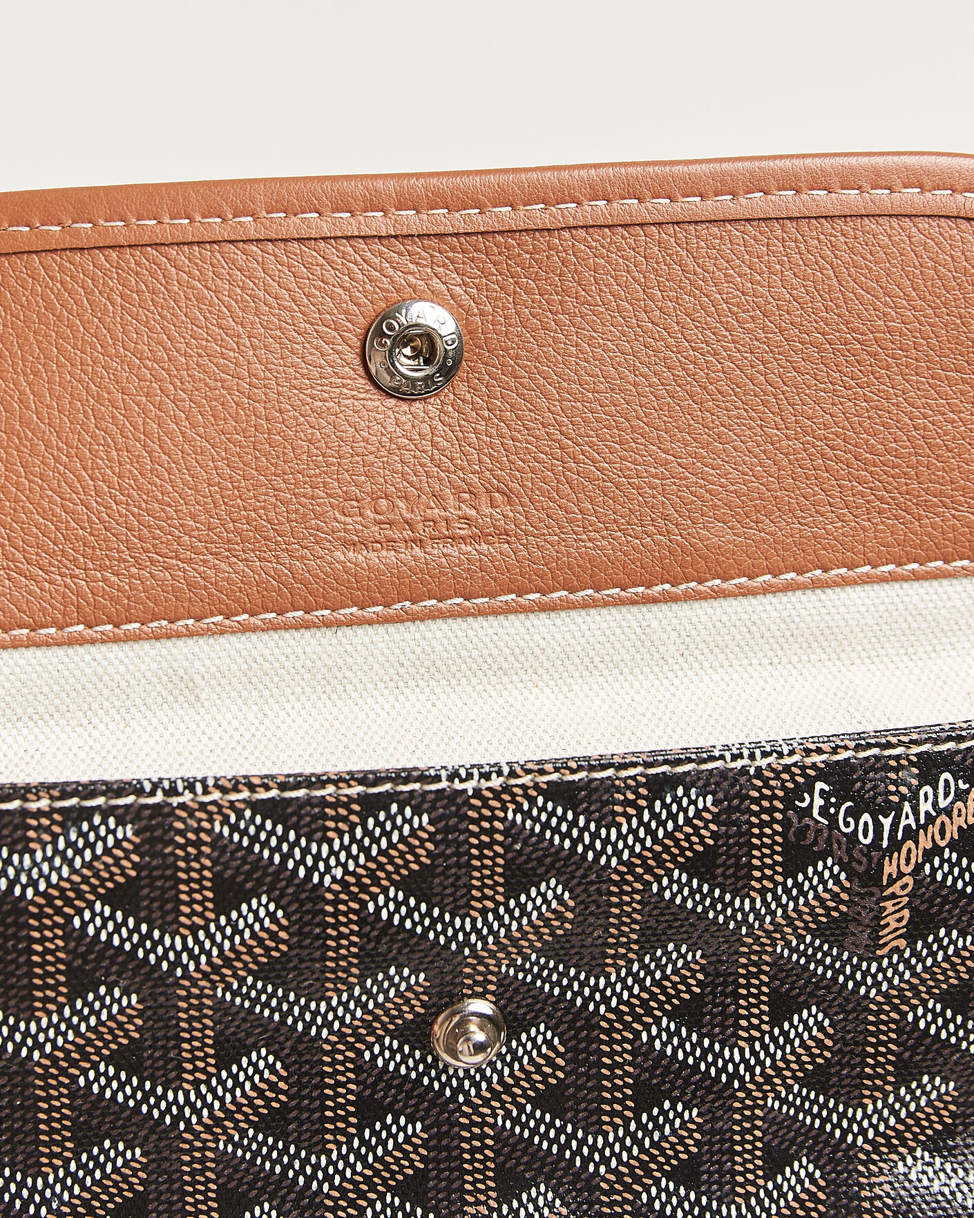 Hombres | Pre-Owned & Vintage Bags | Goyard Pre-Owned | Saint Louis GM Coated Canvas Tote Bag Black