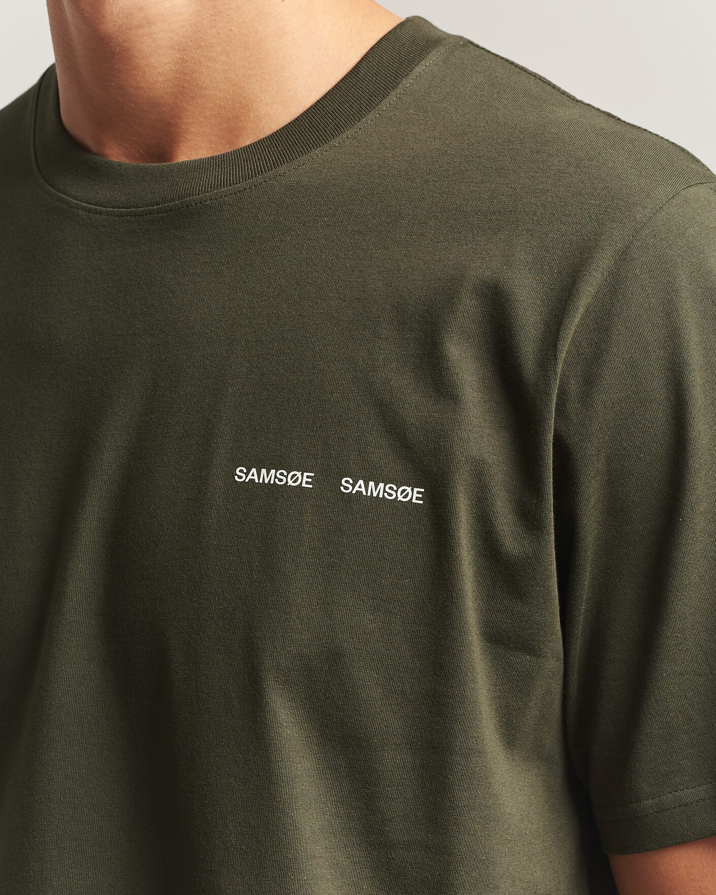 Hombres | Camisetas | Samsøe Samsøe | Thomas Cotton T-Shirt Forest Night