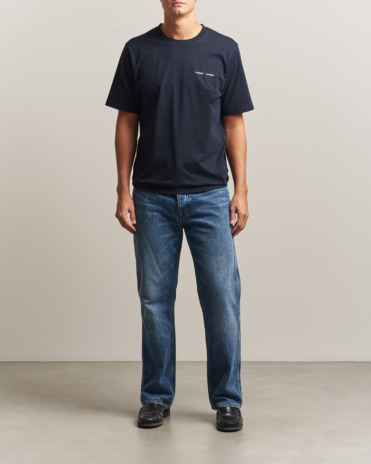 Hombres | Camisetas | Samsøe Samsøe | Thomas Cotton T-Shirt Salute Navy
