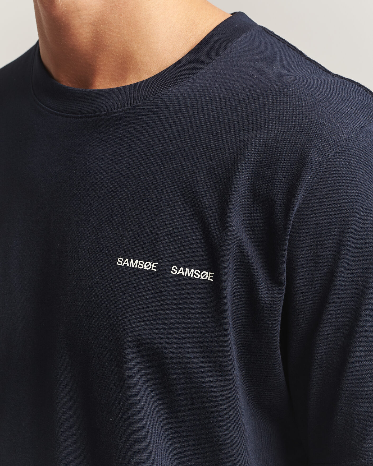 Hombres | Camisetas | Samsøe Samsøe | Thomas Cotton T-Shirt Salute Navy
